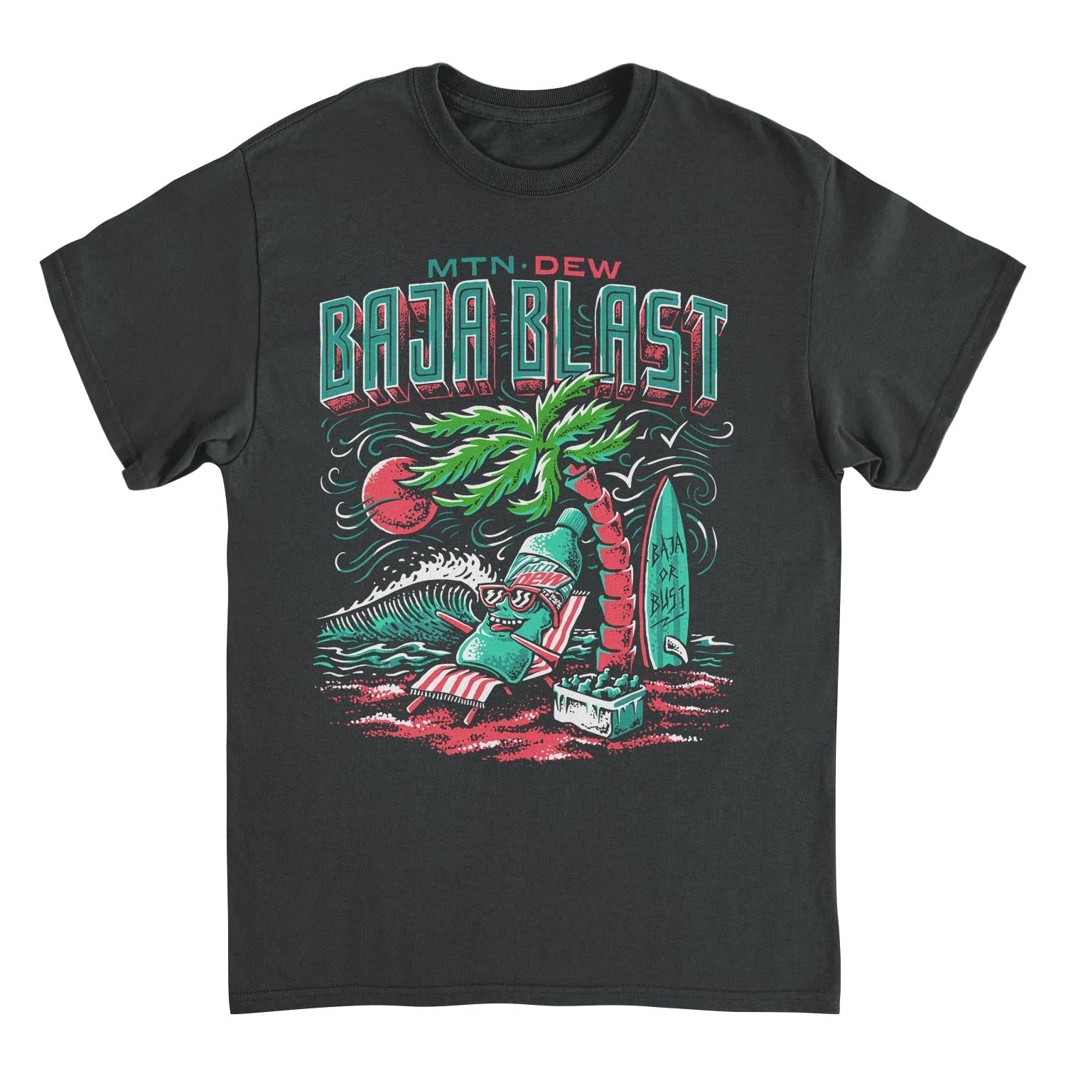 Mountain Dew Baja Blast Chillin Black T-Shirt