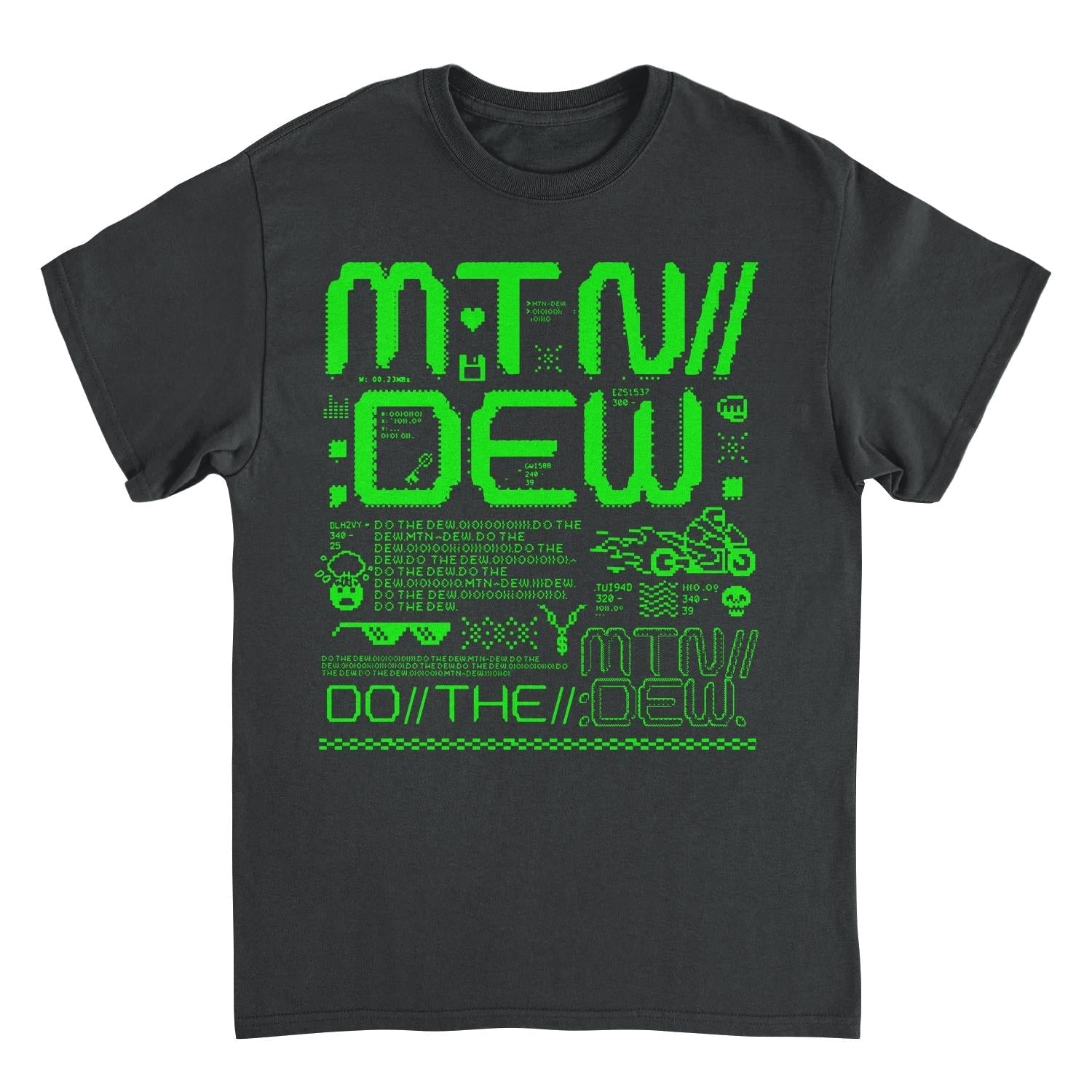 Mountain Dew Pixel Dew Black T-Shirt