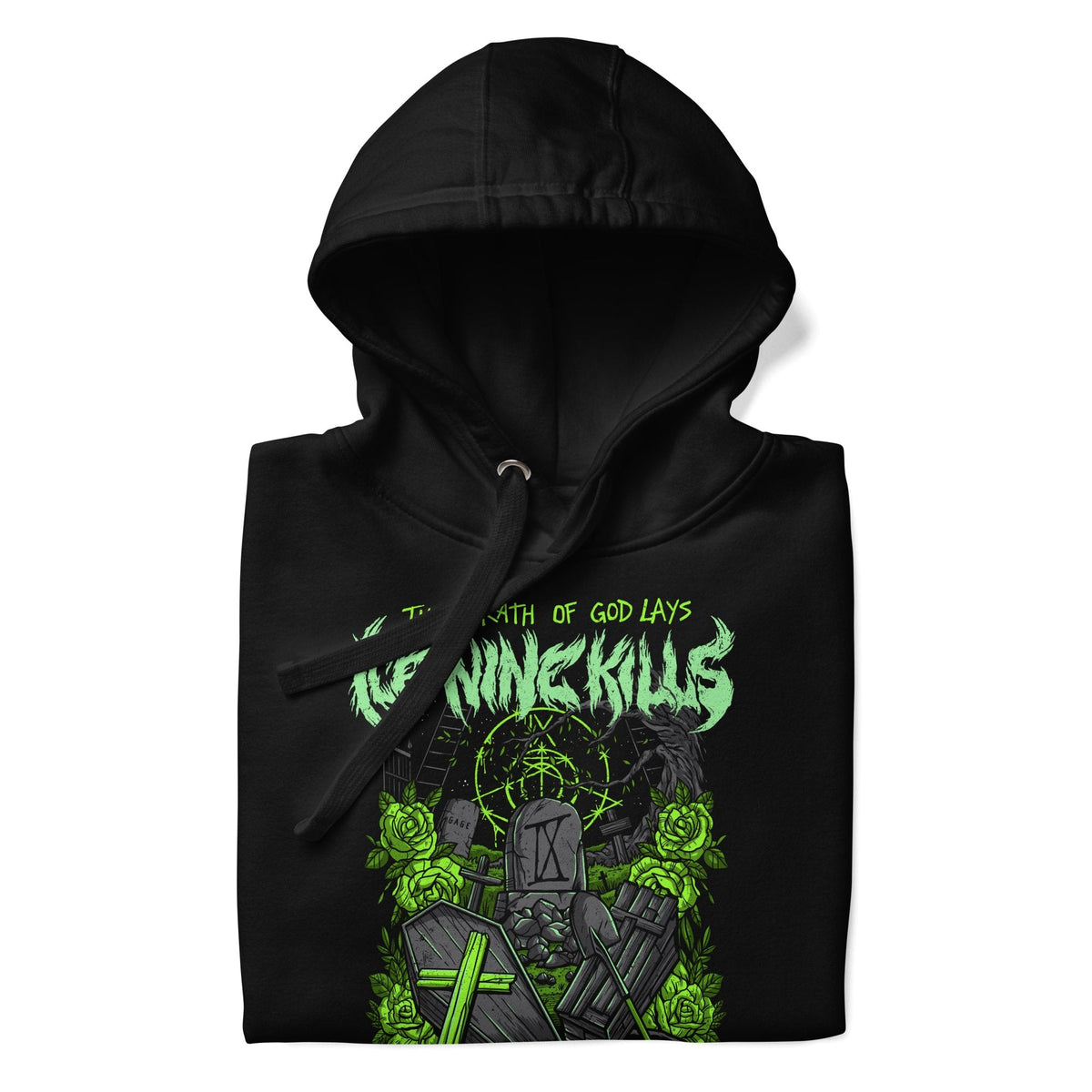 Ice Nine Kills Green Wrath Classic Hoodie