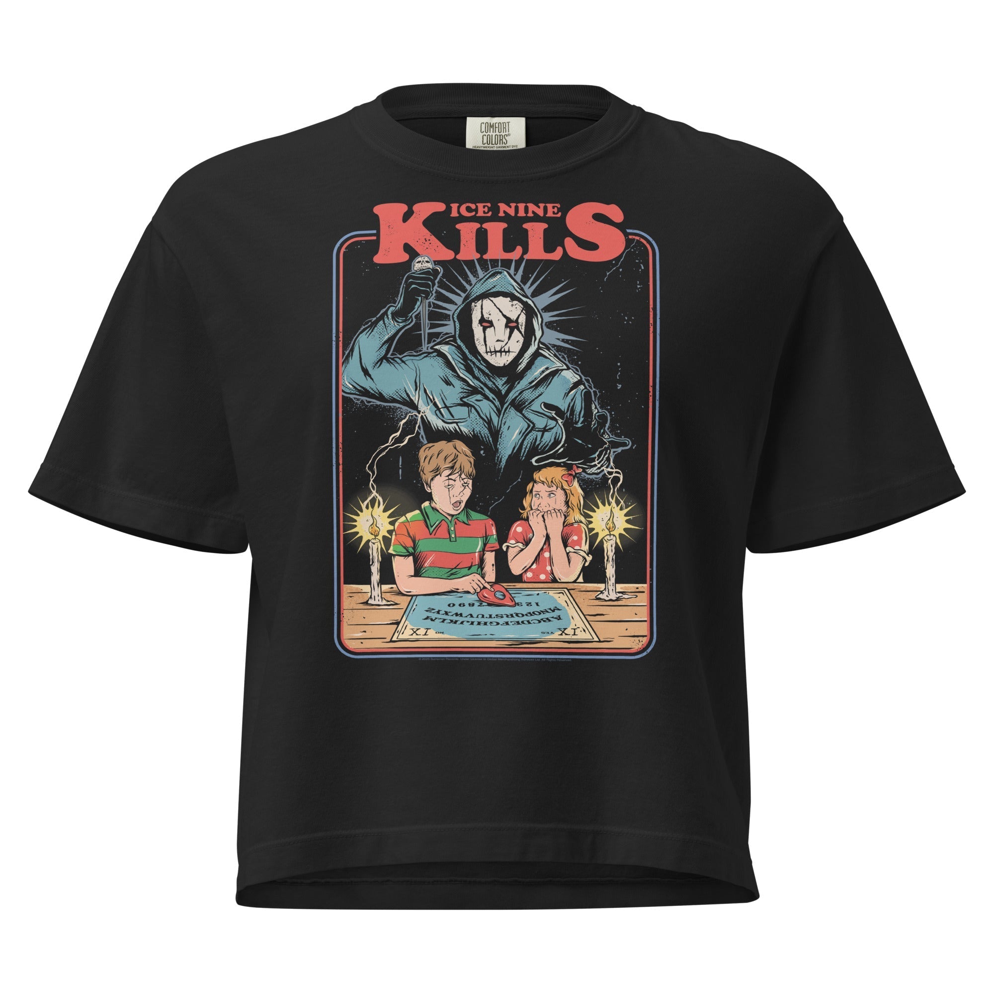 Ice Nine Kills Ouija Mineral Wash Womens Crop Top