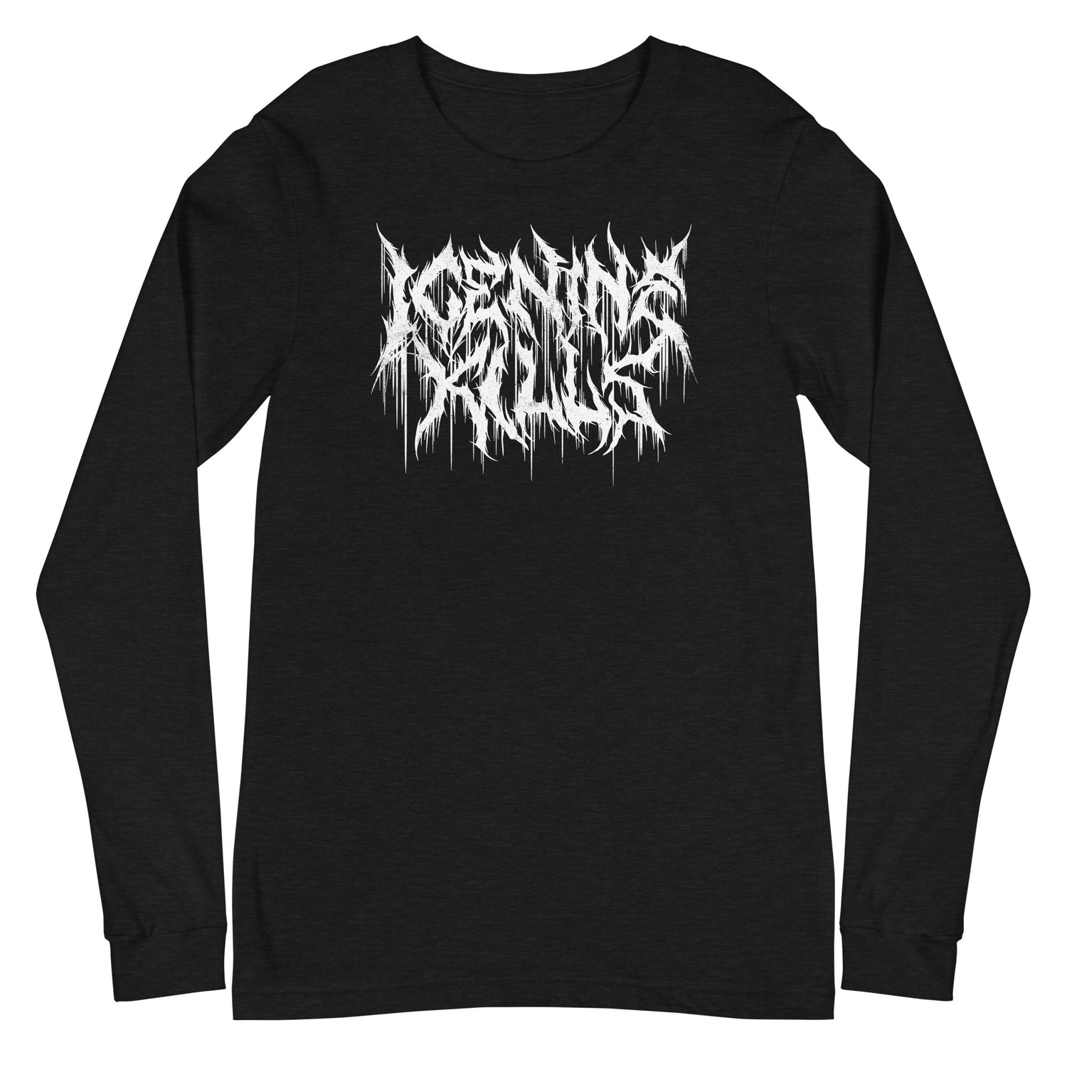 Ice Nine Kills - White Drip Logo Long Sleeve T-Shirt