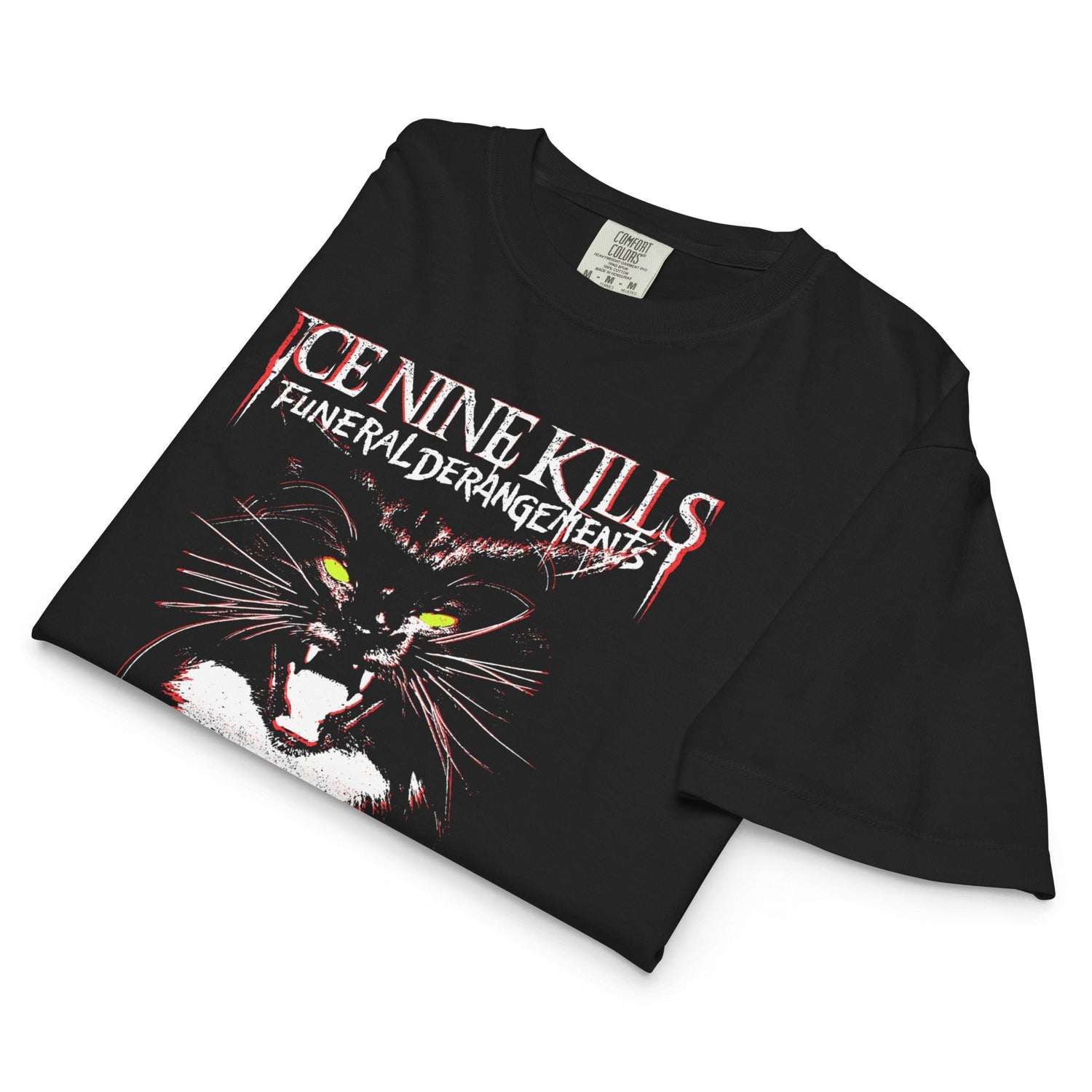 Ice Nine Kills Funeral Derangements Mineral Wash Womens Crop Top