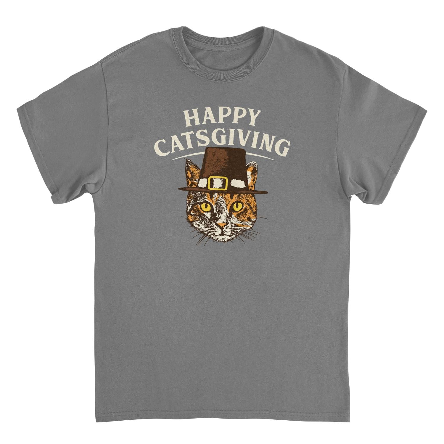 Thanksgiving T-Shirt - Happy Catsgiving
