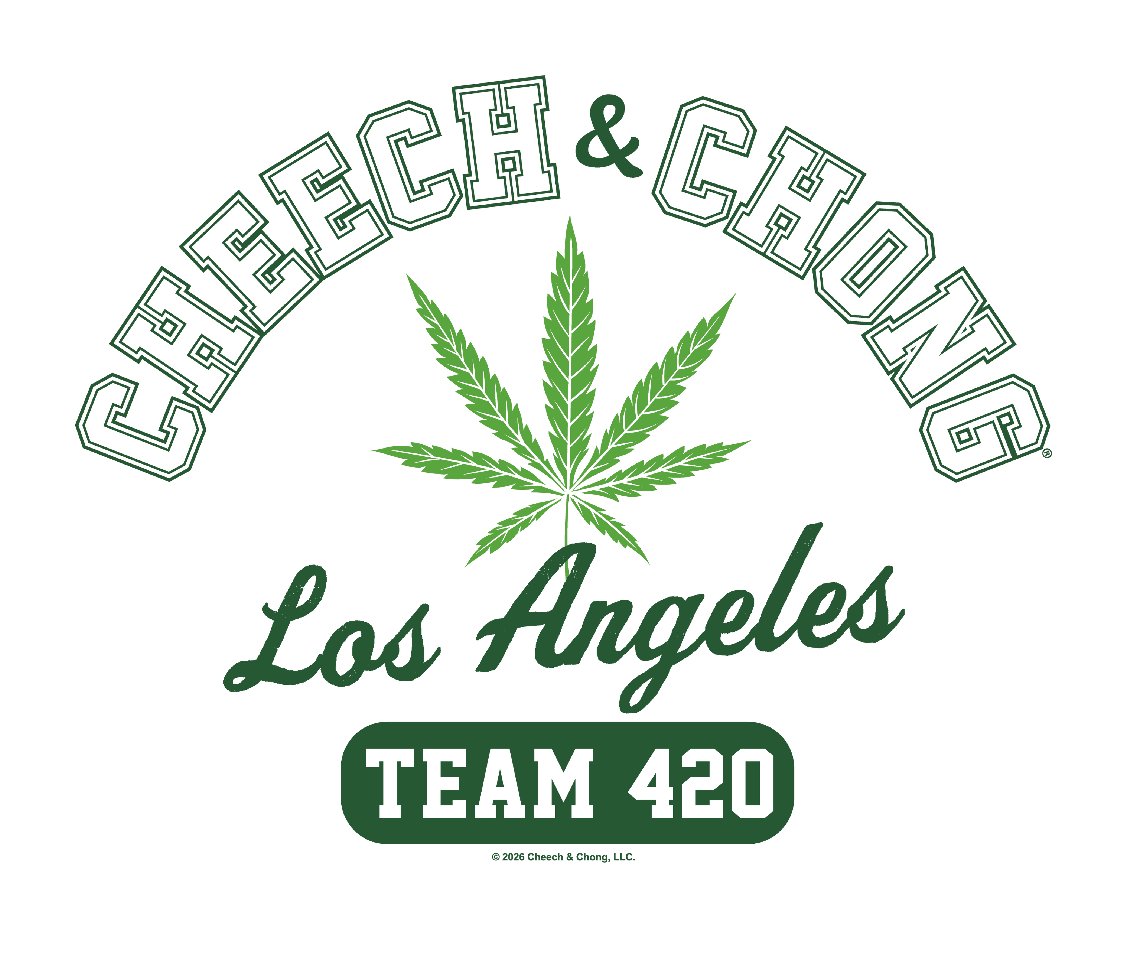 Cheech & Chong Los Angeles Team 420 T-Shirt