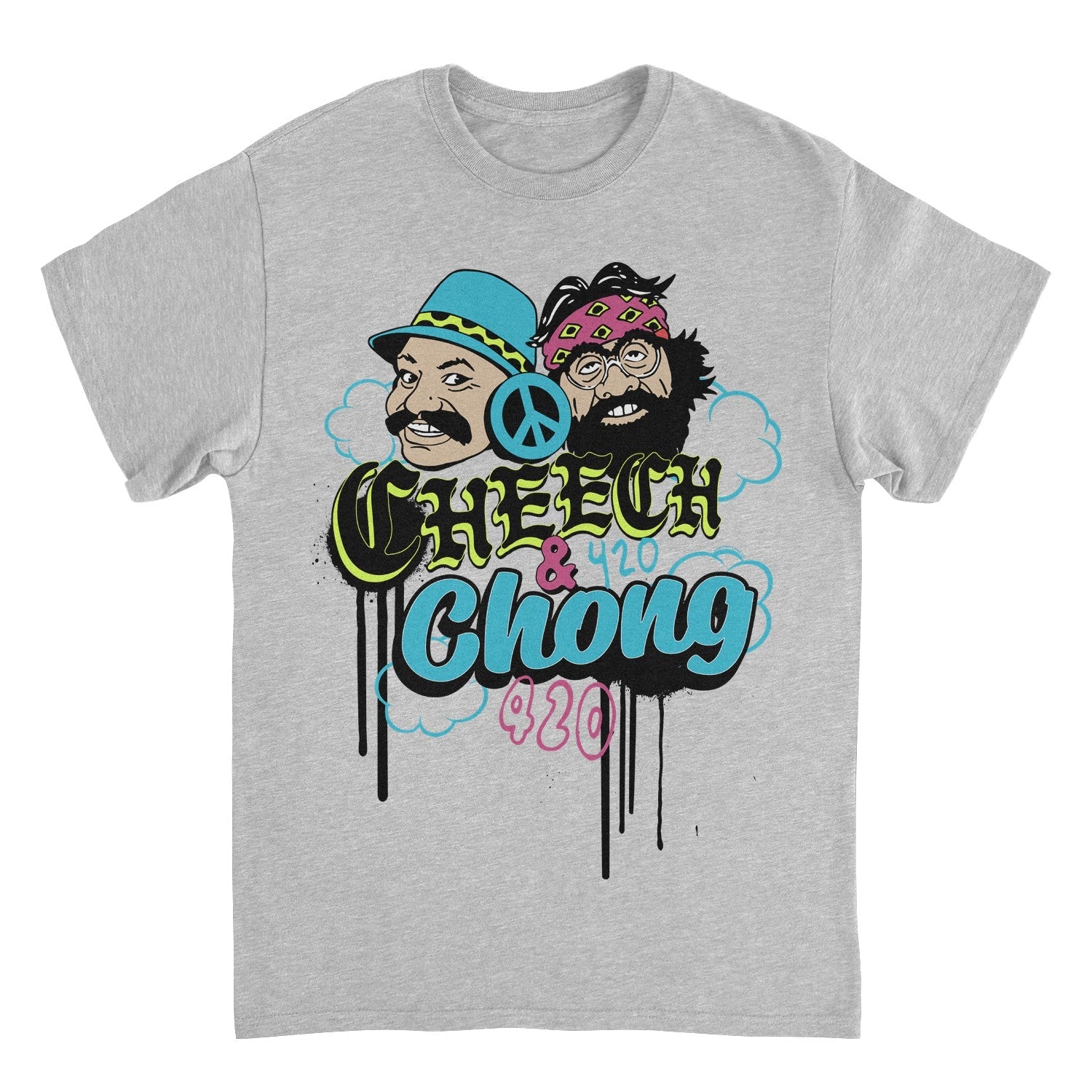 Cheech & Chong 420 Duo Peace Sign T-Shirt