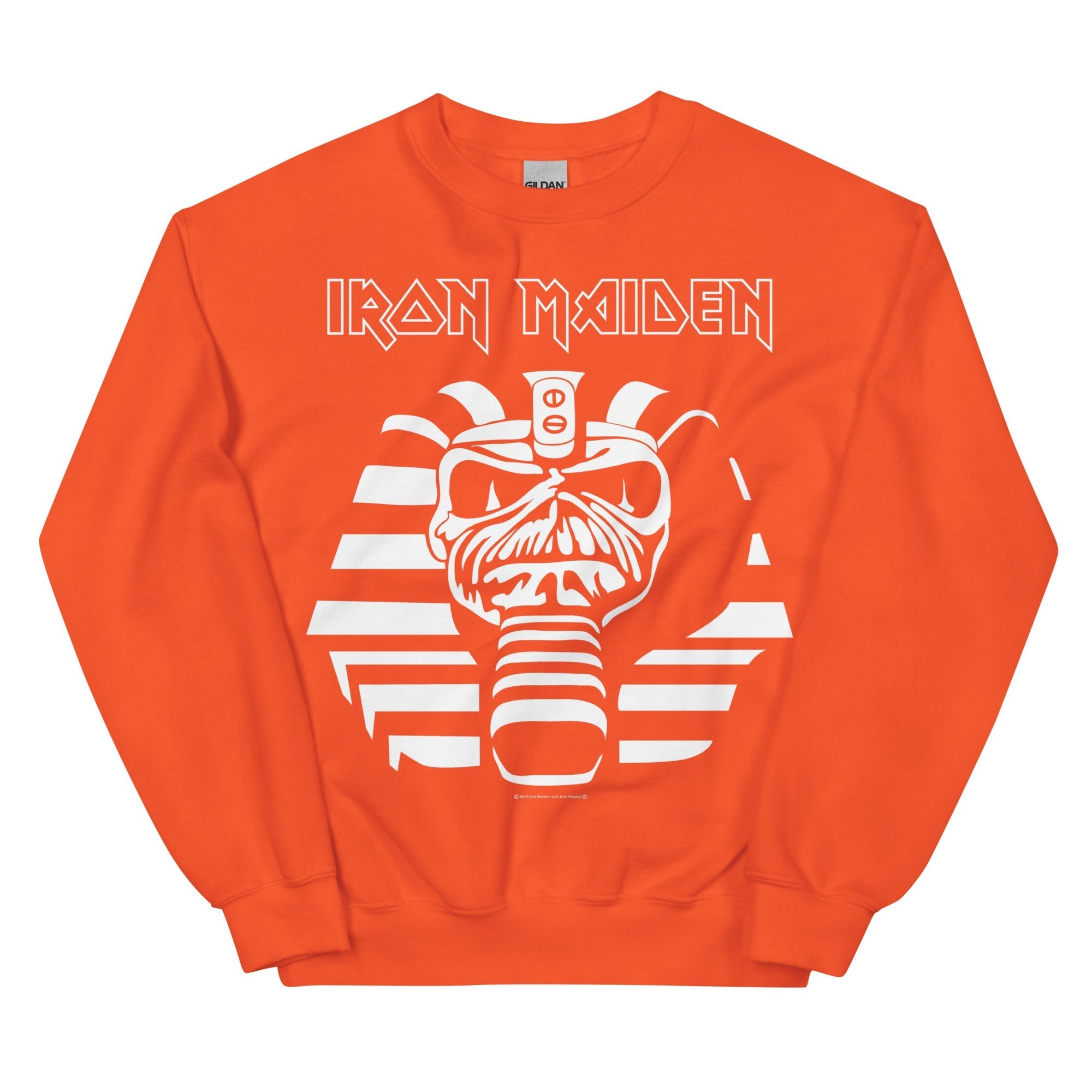 Iron Maiden Orange Powerslave Sweatshirt