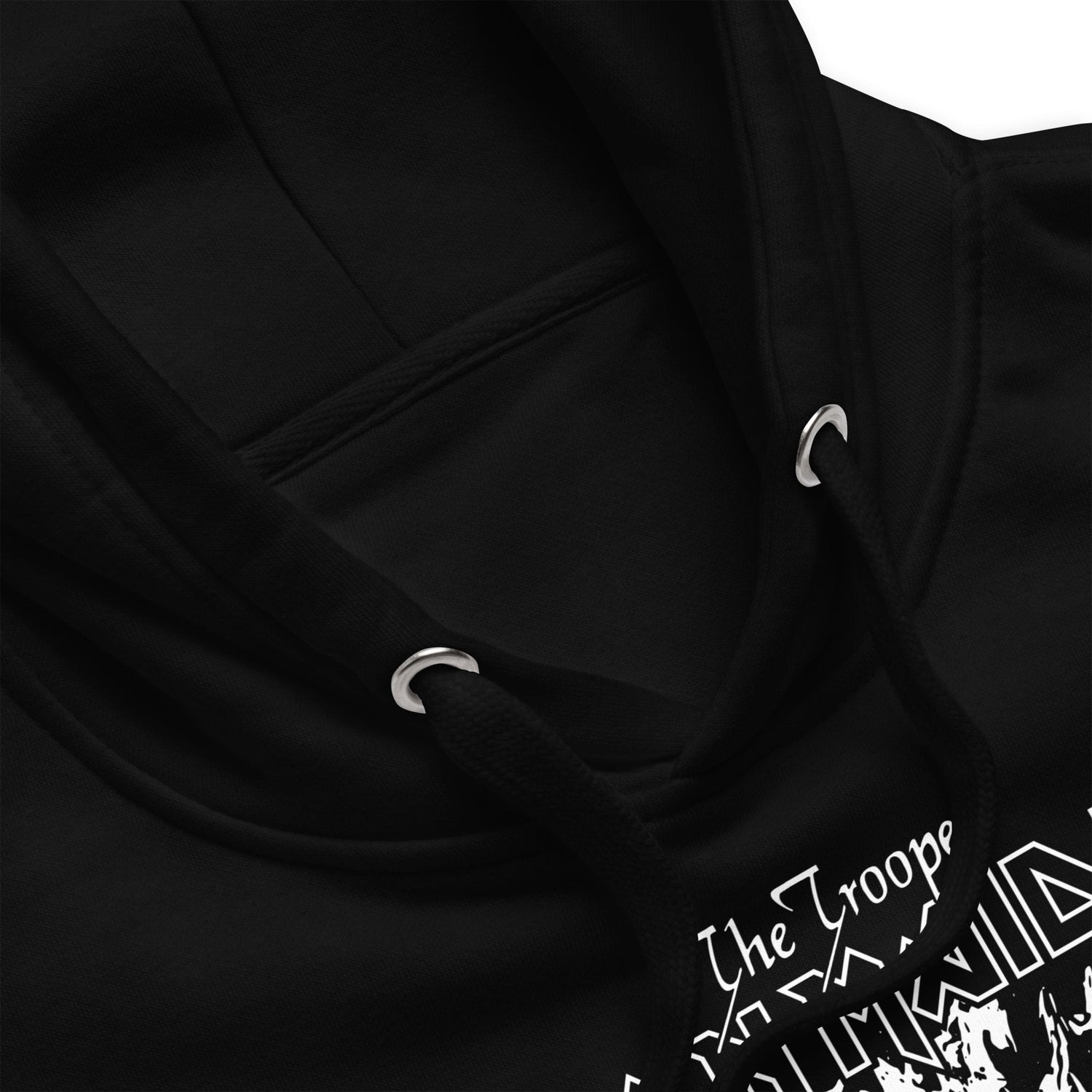 Iron Maiden Trooper Black and White Classic Hoodie