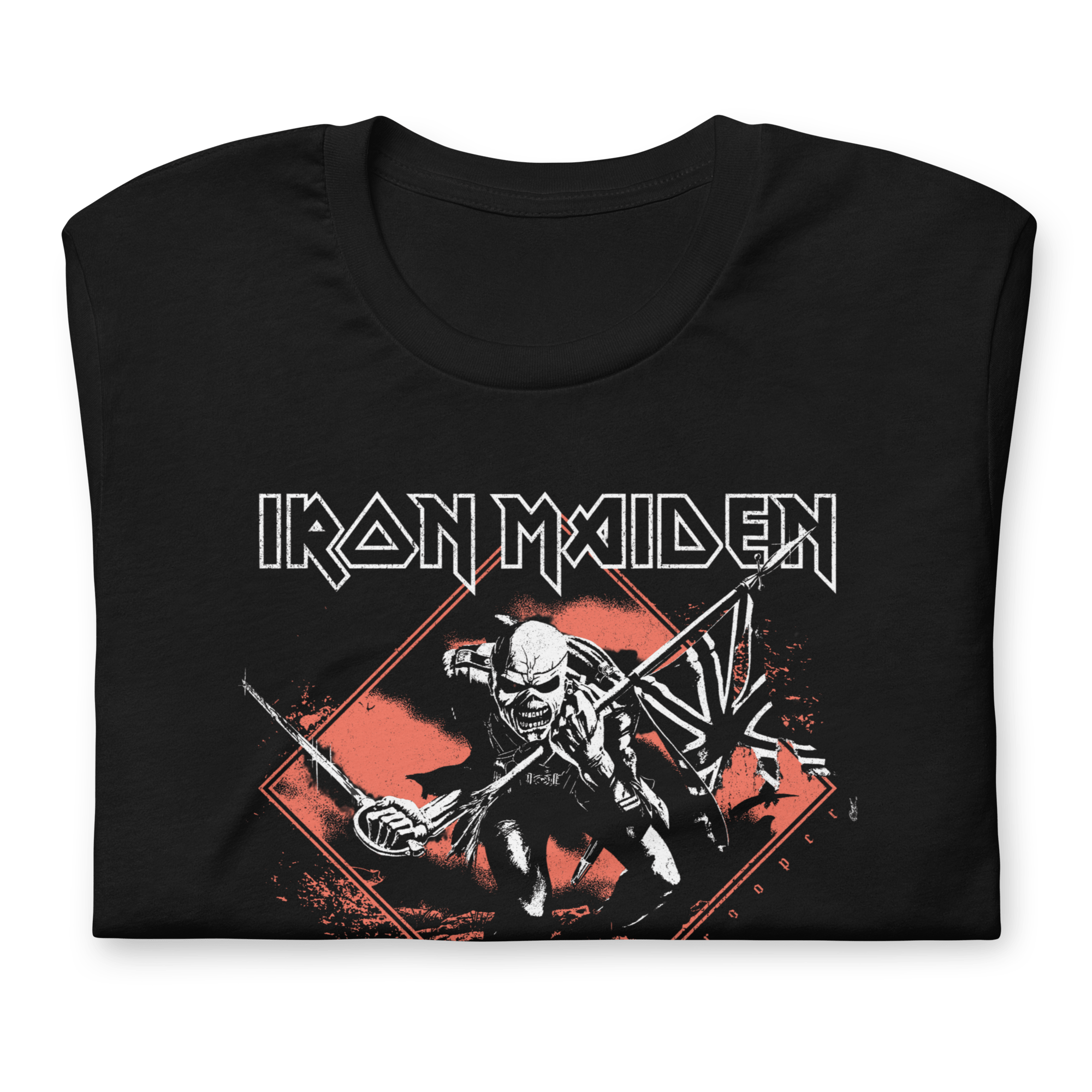 Iron Maiden - Trooper Diamond Jumbo Print T-Shirt