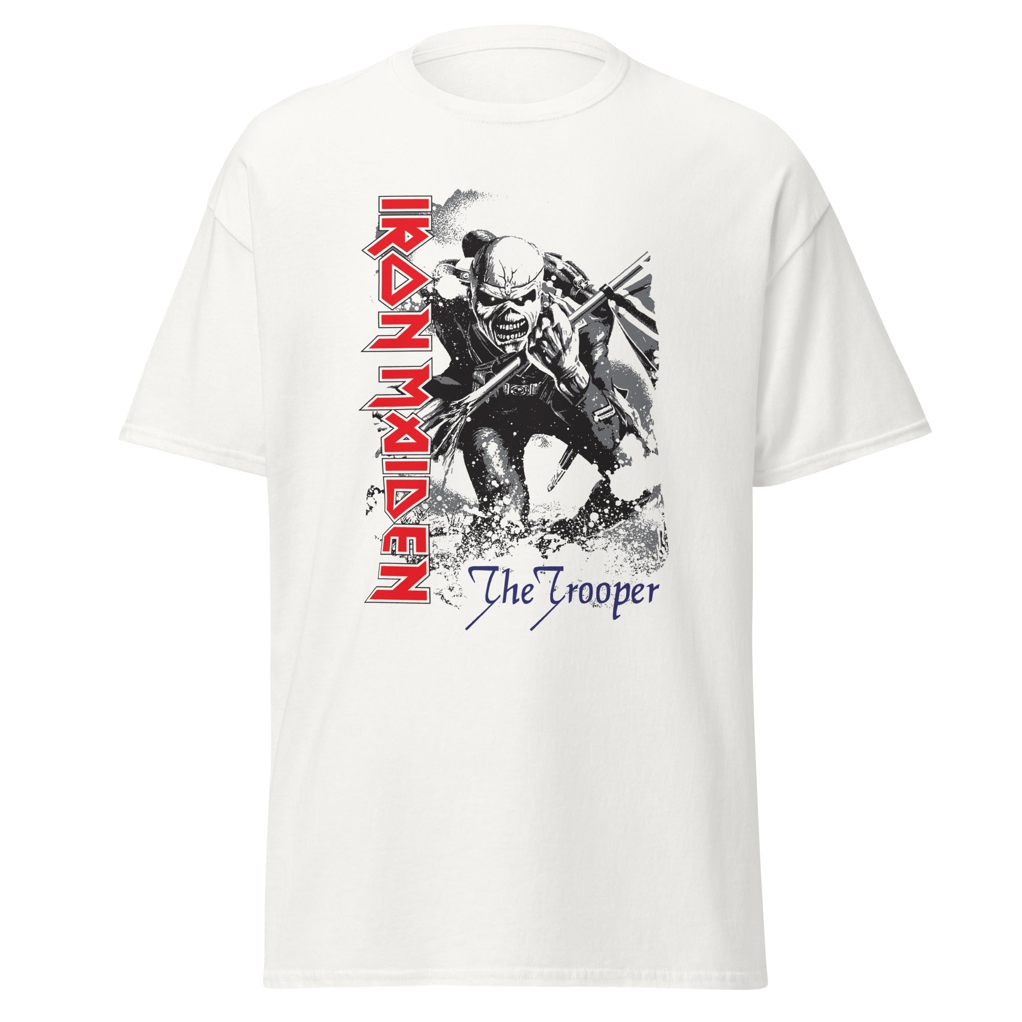 Iron Maiden Trooper Jumbo Print T Shirt Authentic Band Merch iron-maiden-trooper-jumbo-print-t-shirt-authentic-band-merch