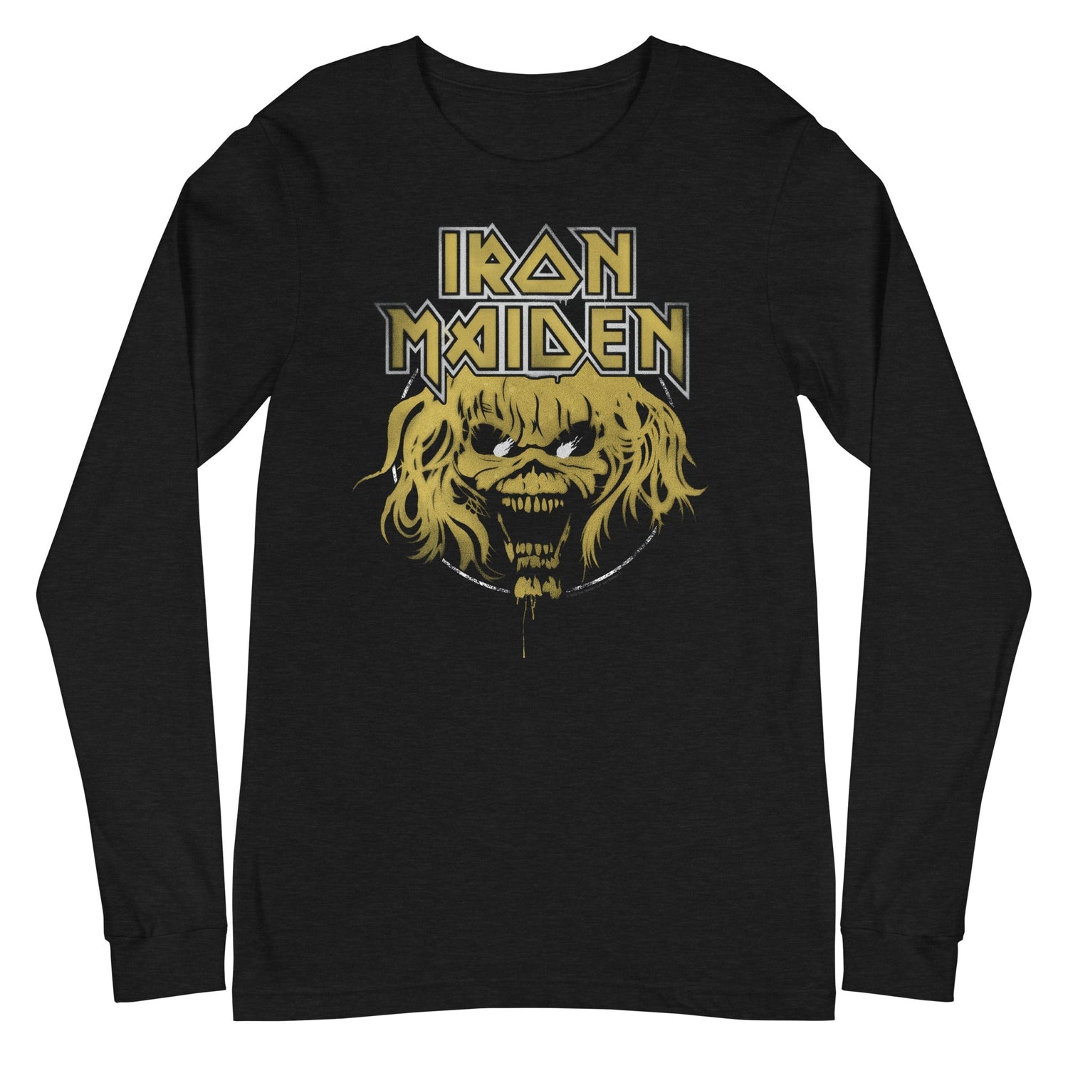 Iron Maiden - Stacked Logo Long Sleeve T-Shirt