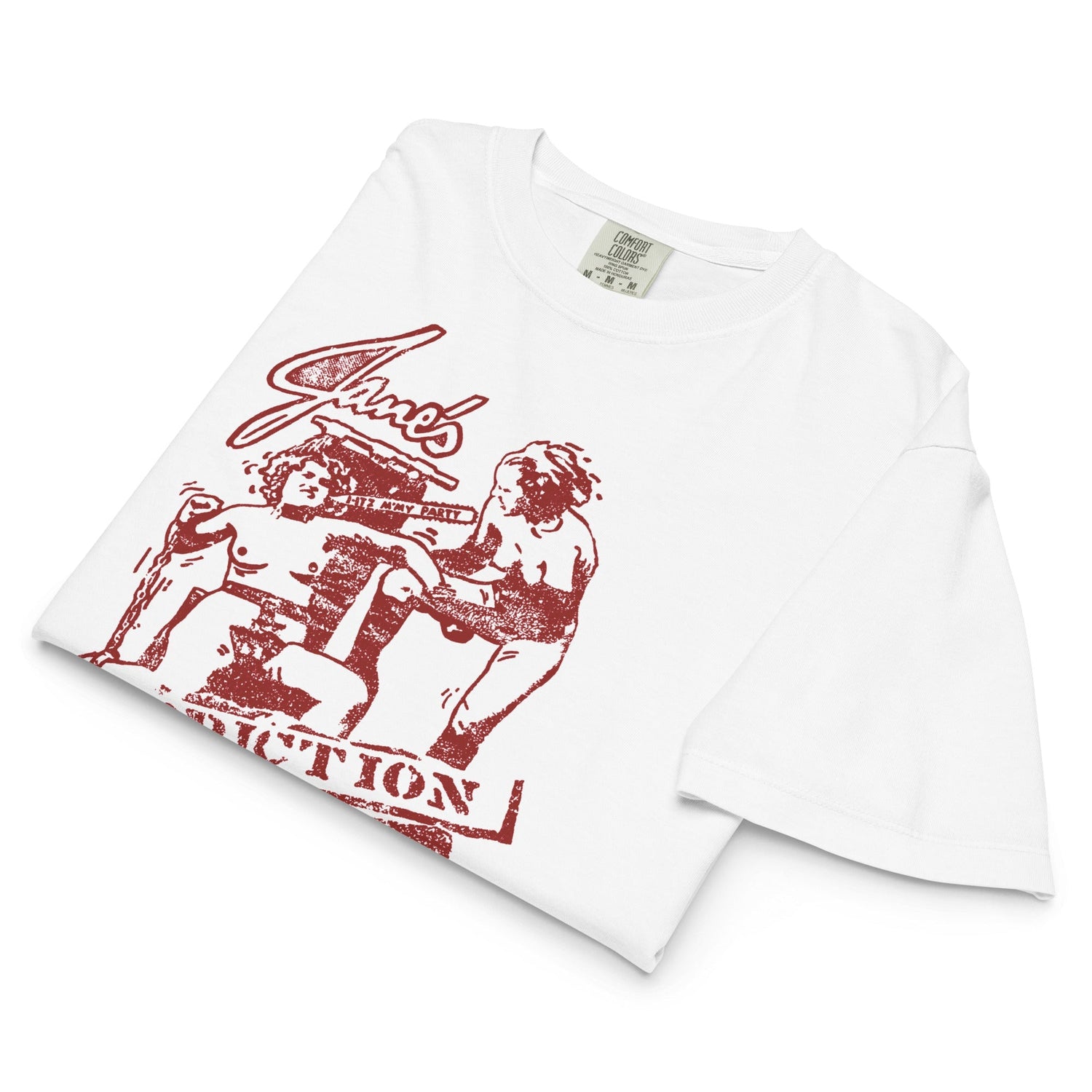 Janes Addiction Still My Party Mineral Wash Womens Crop Top