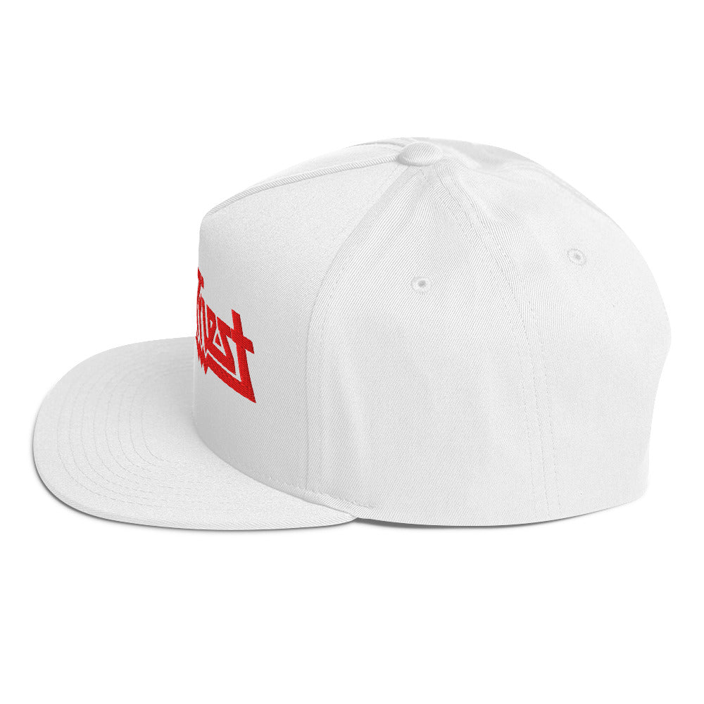 Judas Priest Electric Logo White Snapback Hat
