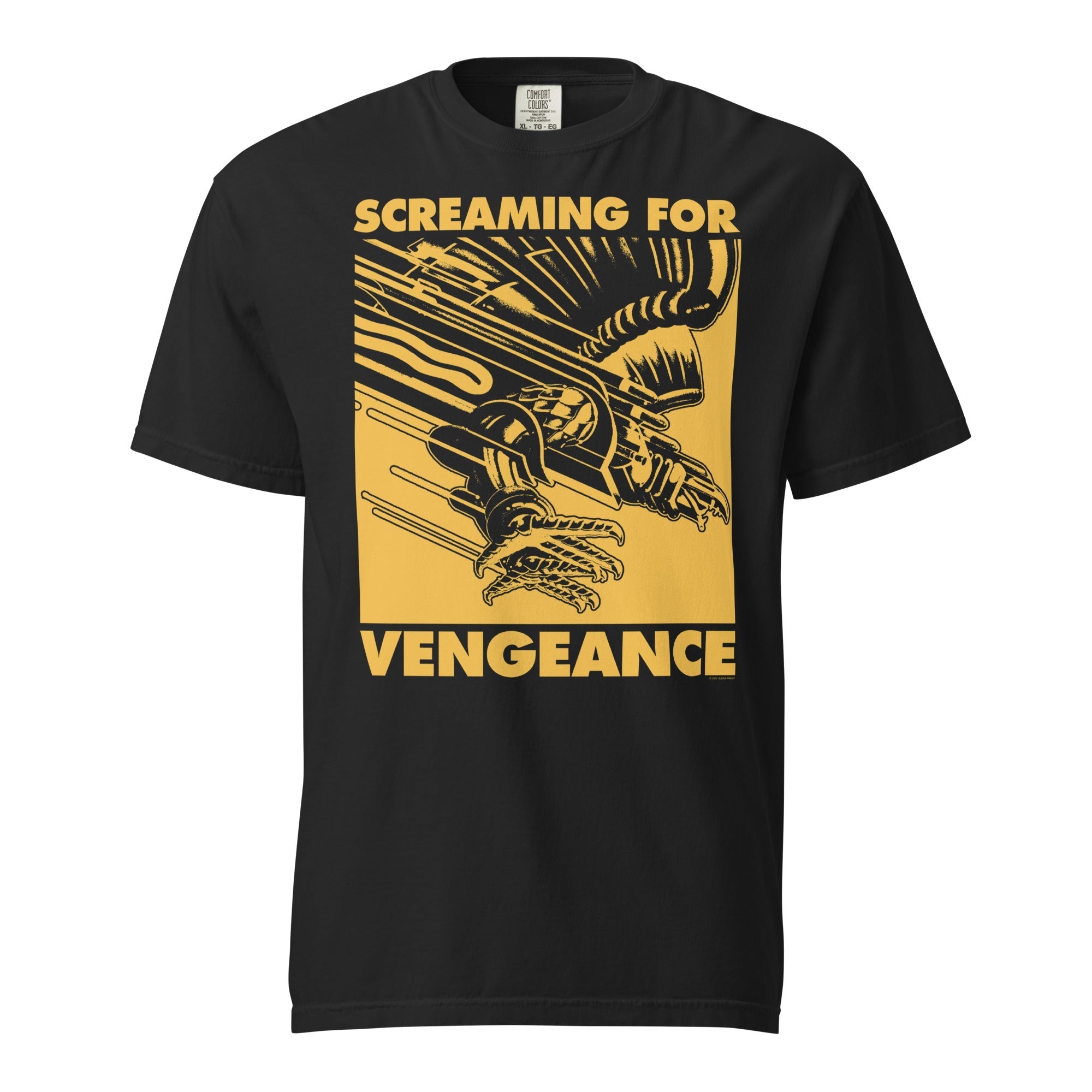 Judas Priest Golden Screaming for Vengeance Mineral Wash T-Shirt