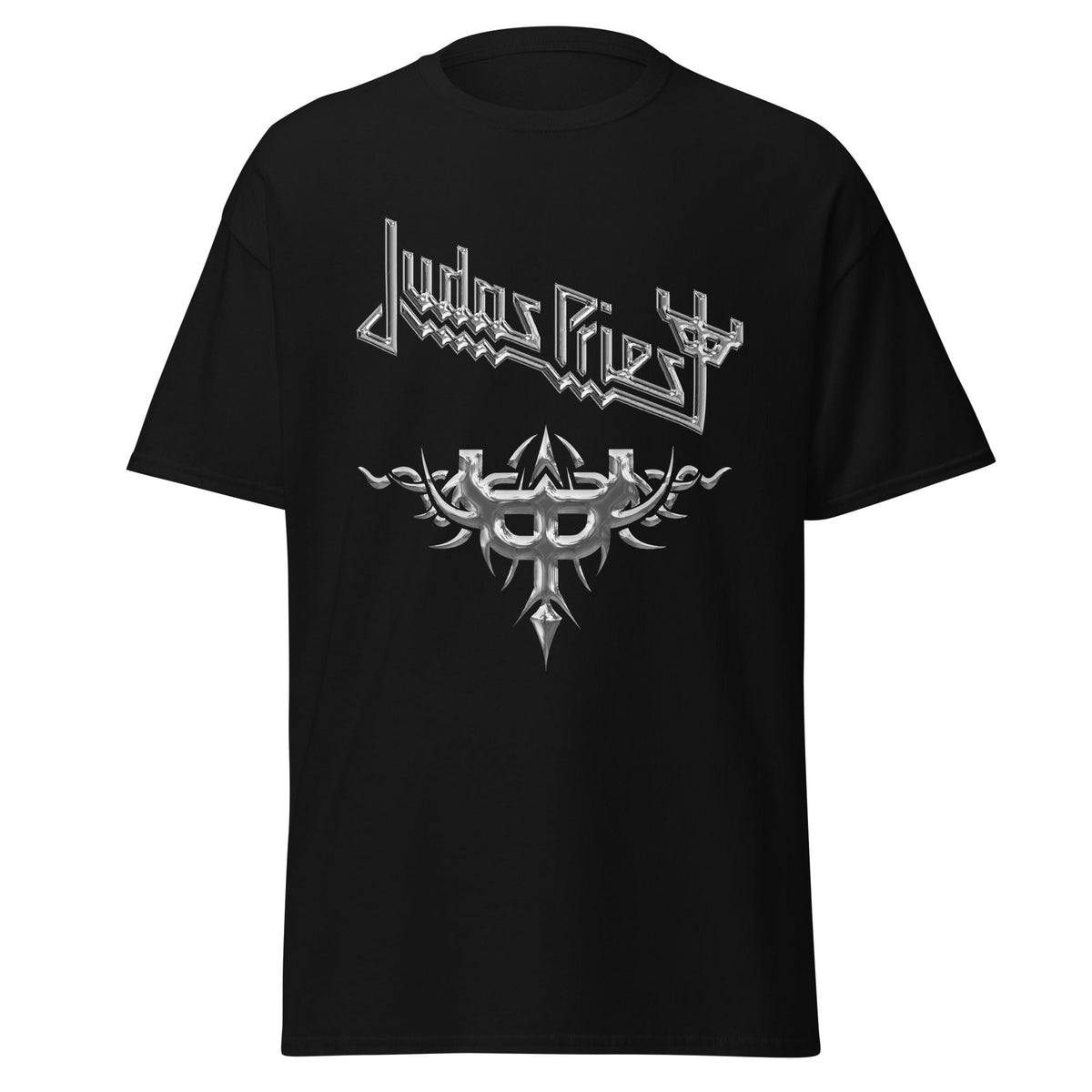 Judas Priest - Liquid Metal Logo Jumbo Print T-ShirtT-Shirt