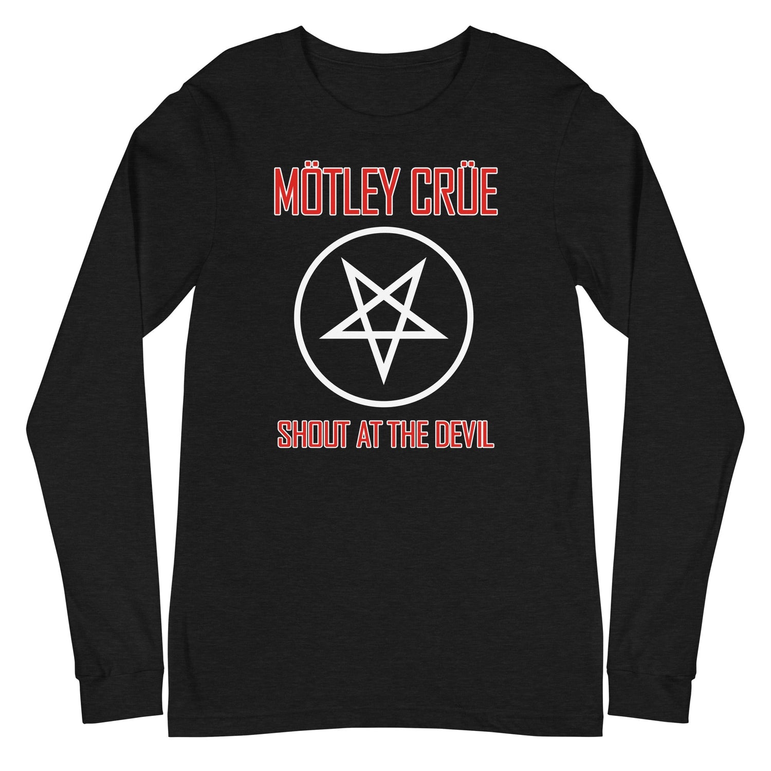 Motley Crue - Pentagram Shout Long Sleeve T-Shirt