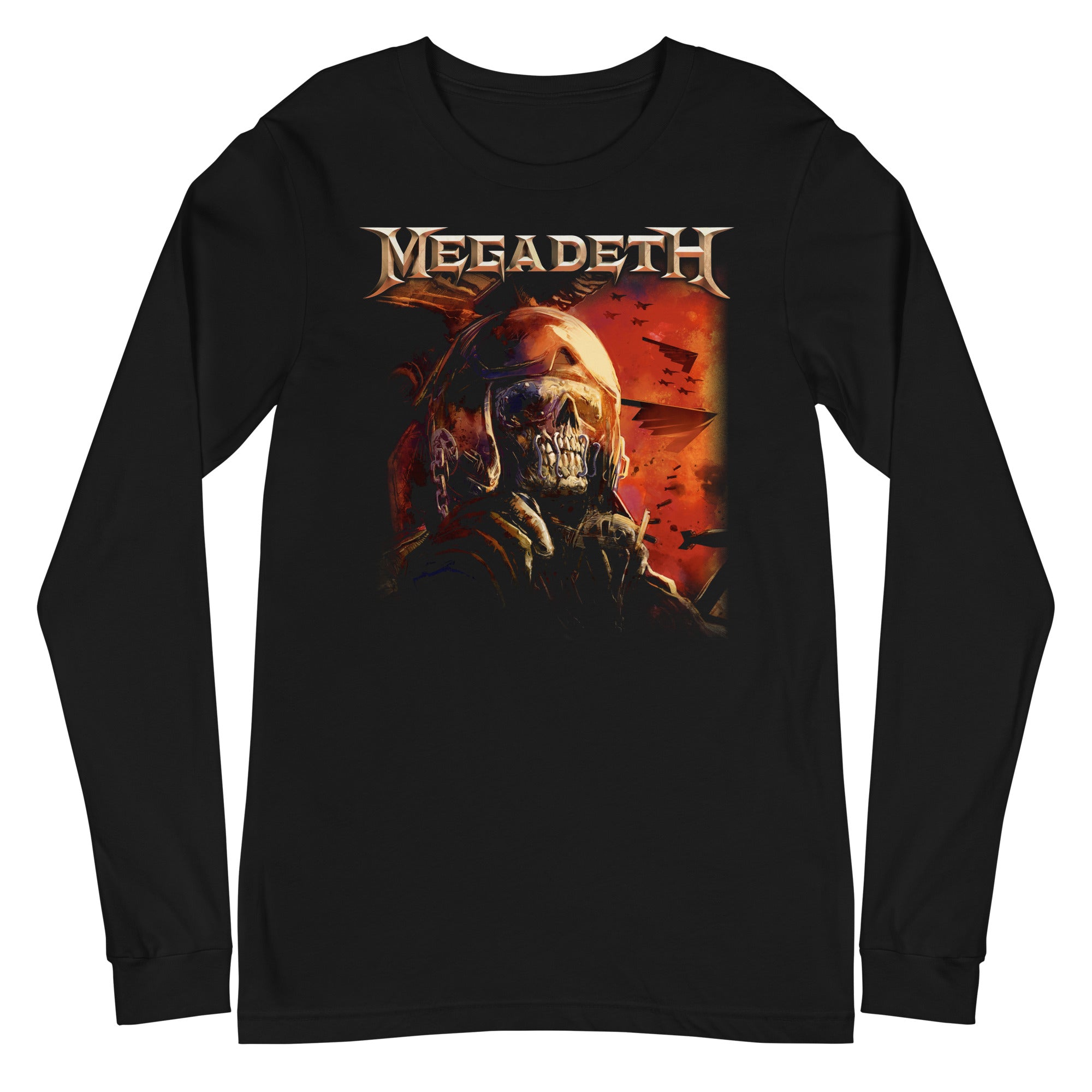 Megadeth - Vic Staring Long Sleeve T-Shirt