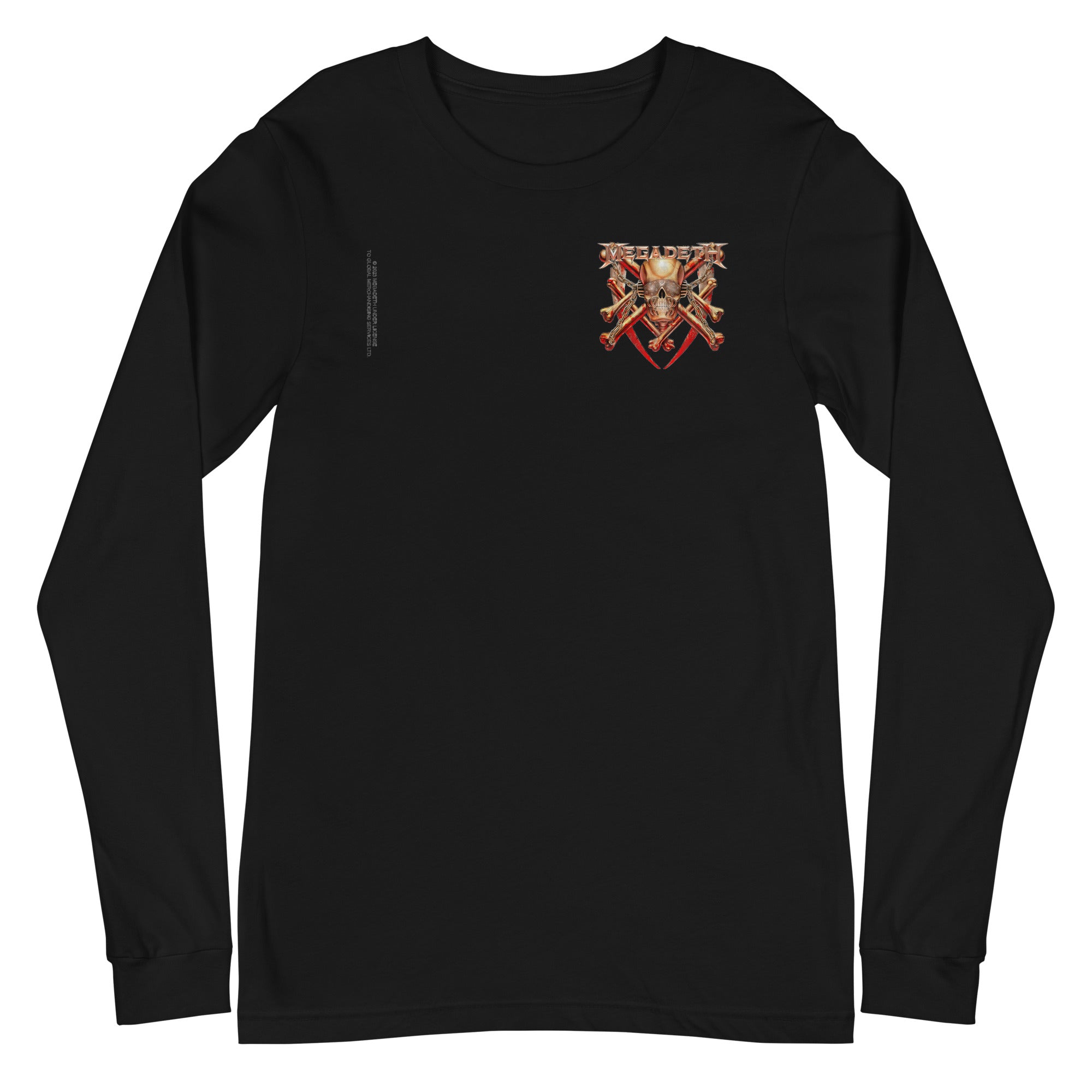 Megadeth - Crossed Bones Long Sleeve T-Shirt