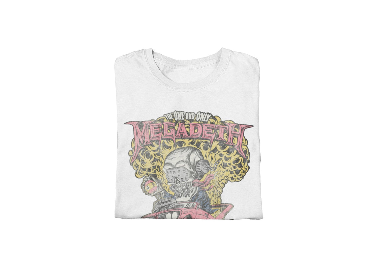 Megadeth - Vintage Built for Speed Jumbo Print T-Shirt
