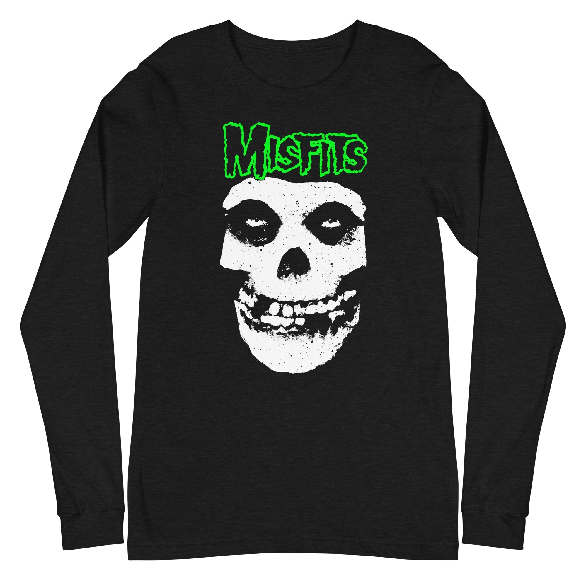 Misfits - Green Skull Long Sleeve T-Shirt