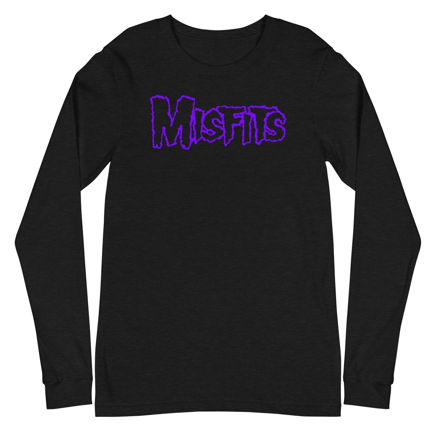 Misfits - Purple Drip Logo Long Sleeve T-Shirt