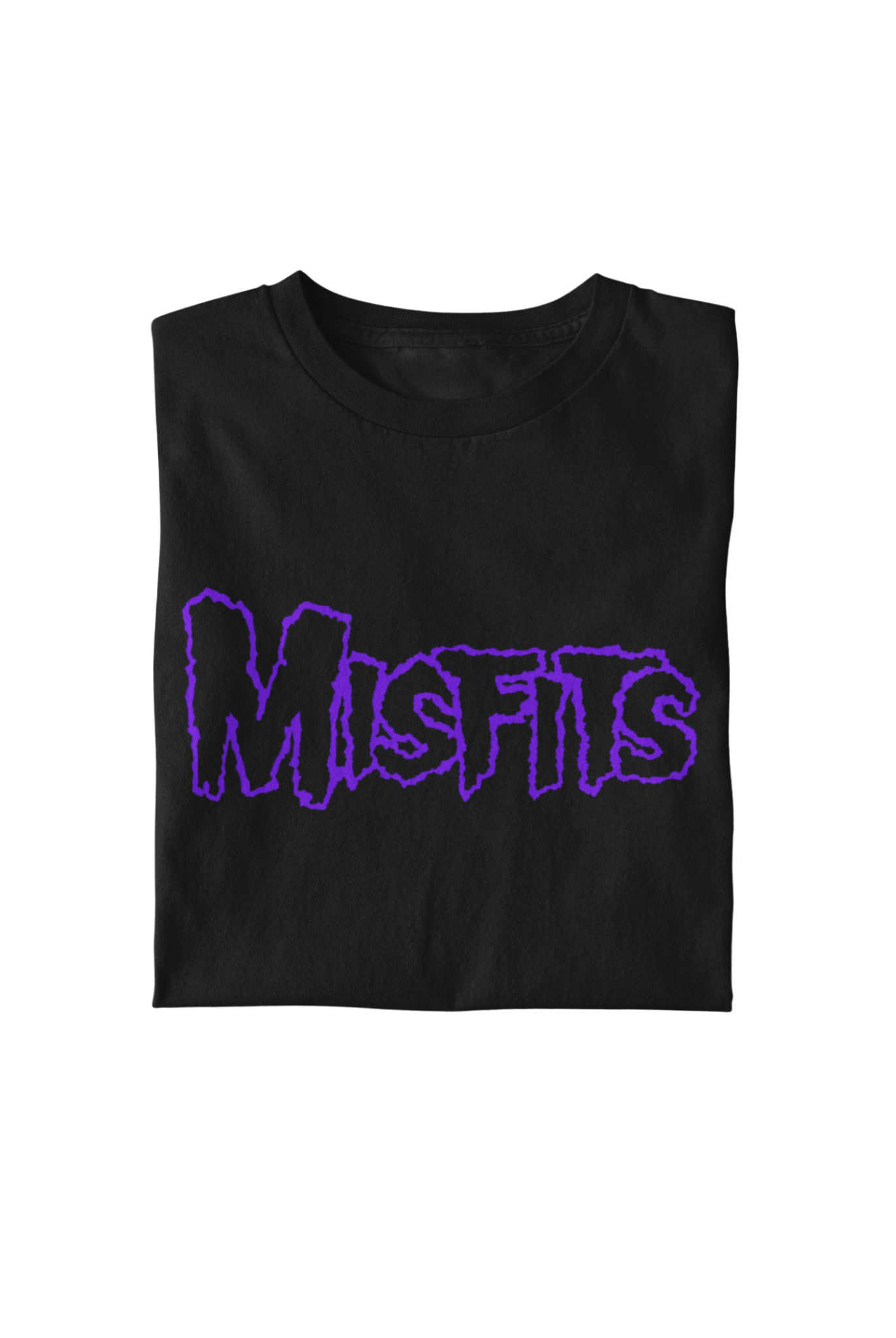 Misfits - Purple Drip Logo T-Shirt