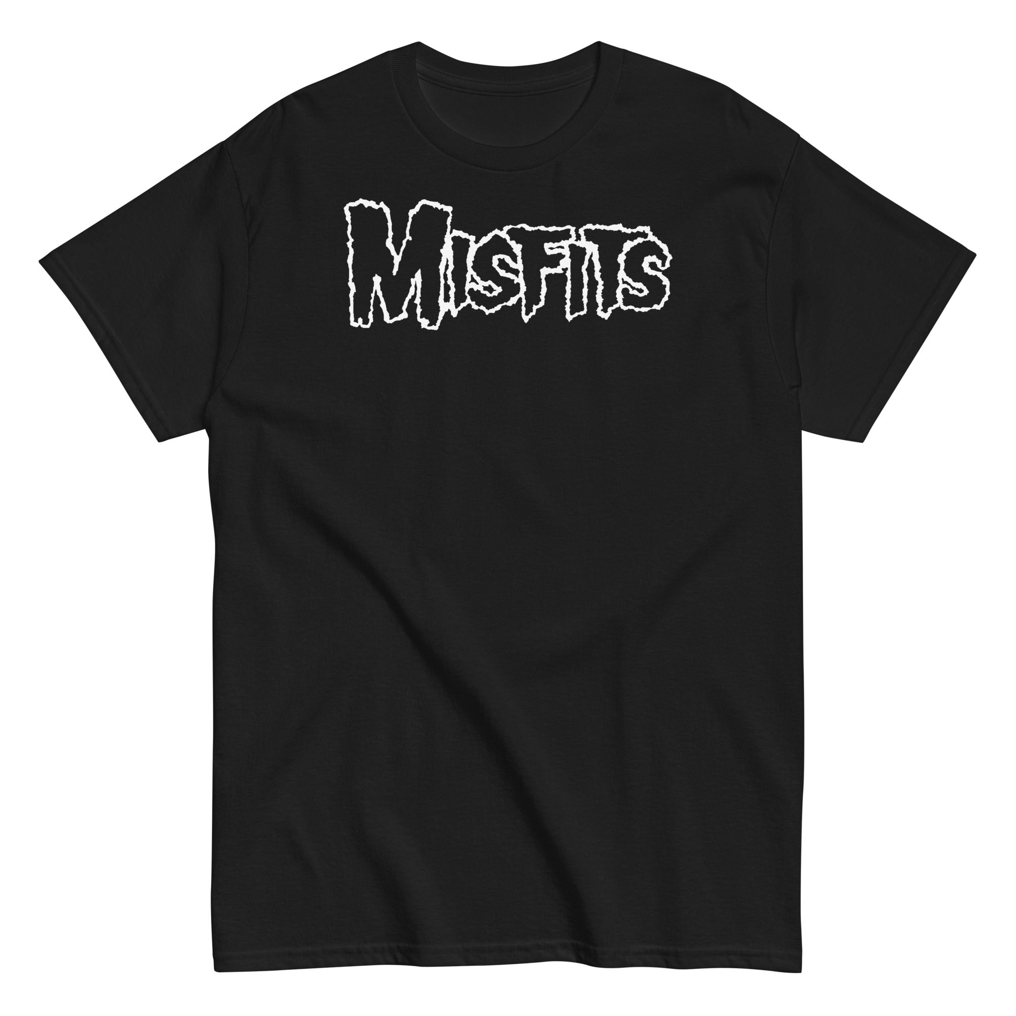 Misfits - White Drip Logo T-Shirt