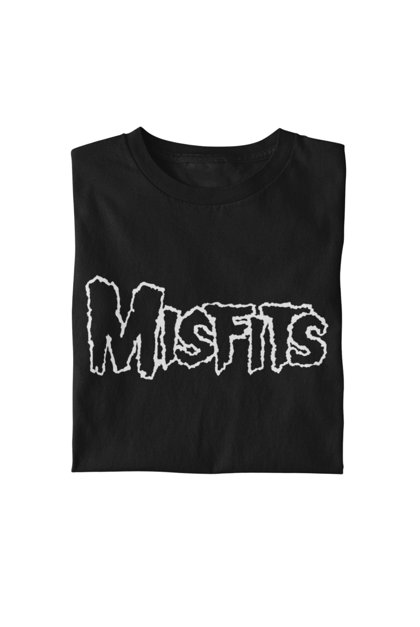 Misfits - White Drip Logo T-Shirt