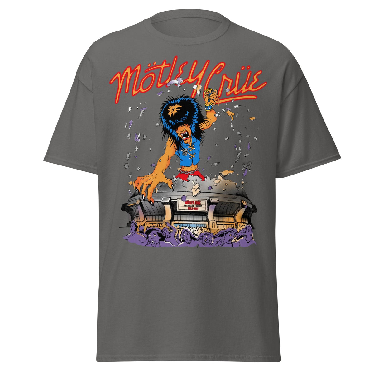 Motley Crue Allister Dome Jumbo Print T-Shirt