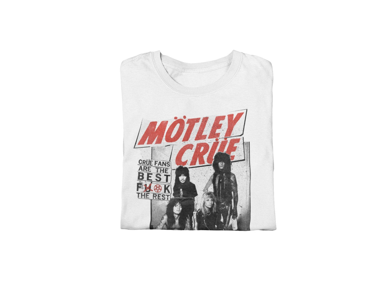 Motley Crue Crue Fans Jumbo Print T-shirt