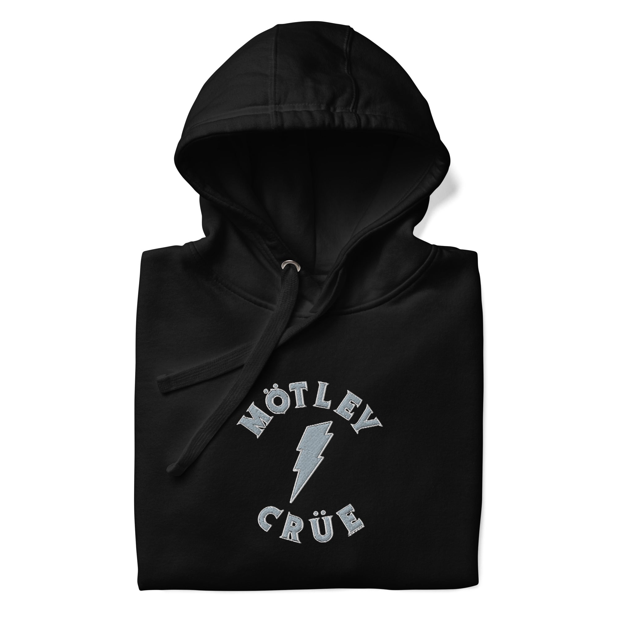 Motley Crue Lightning HD Embroidered Hoodie