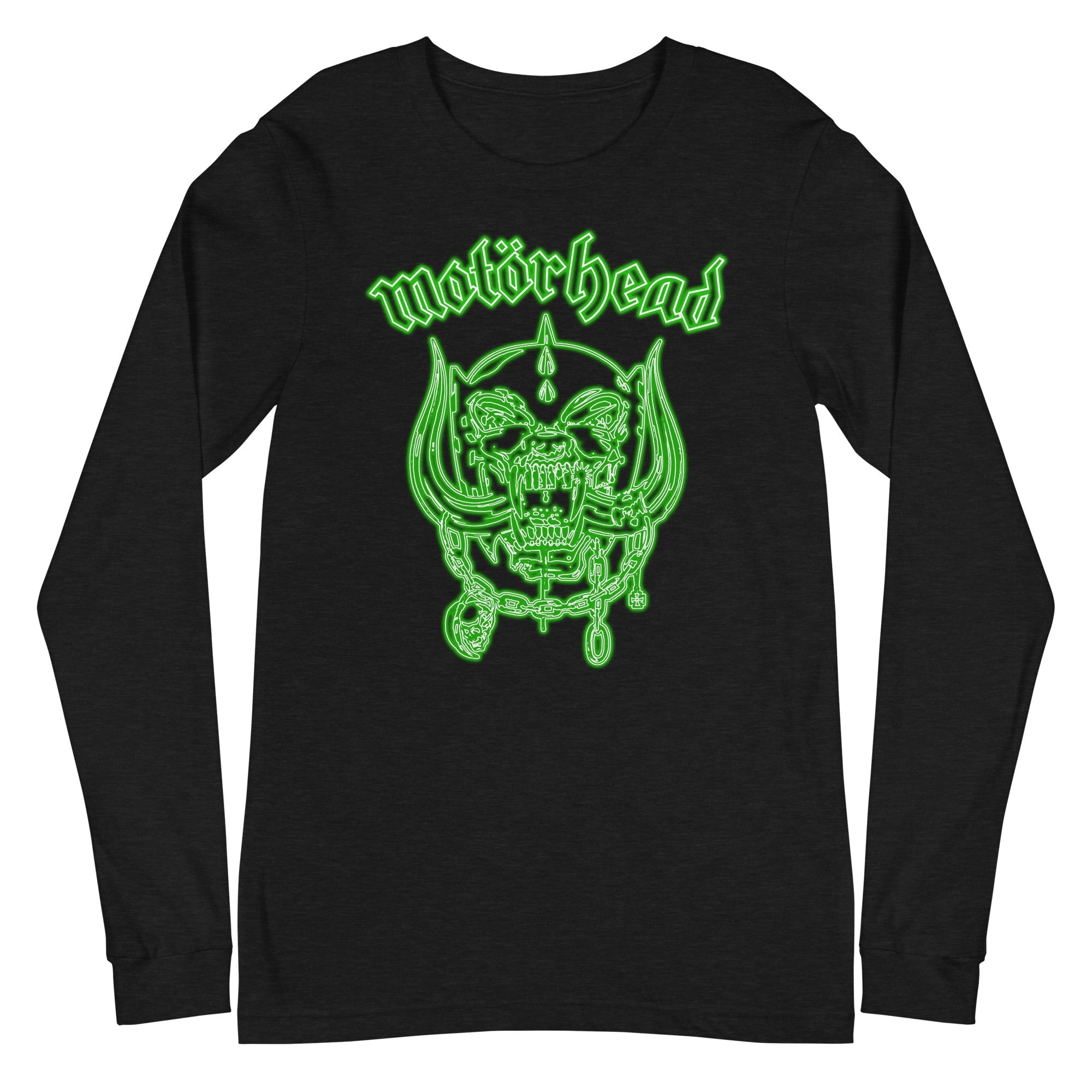 Motorhead - Neon Green Warpig Long Sleeve T-Shirt