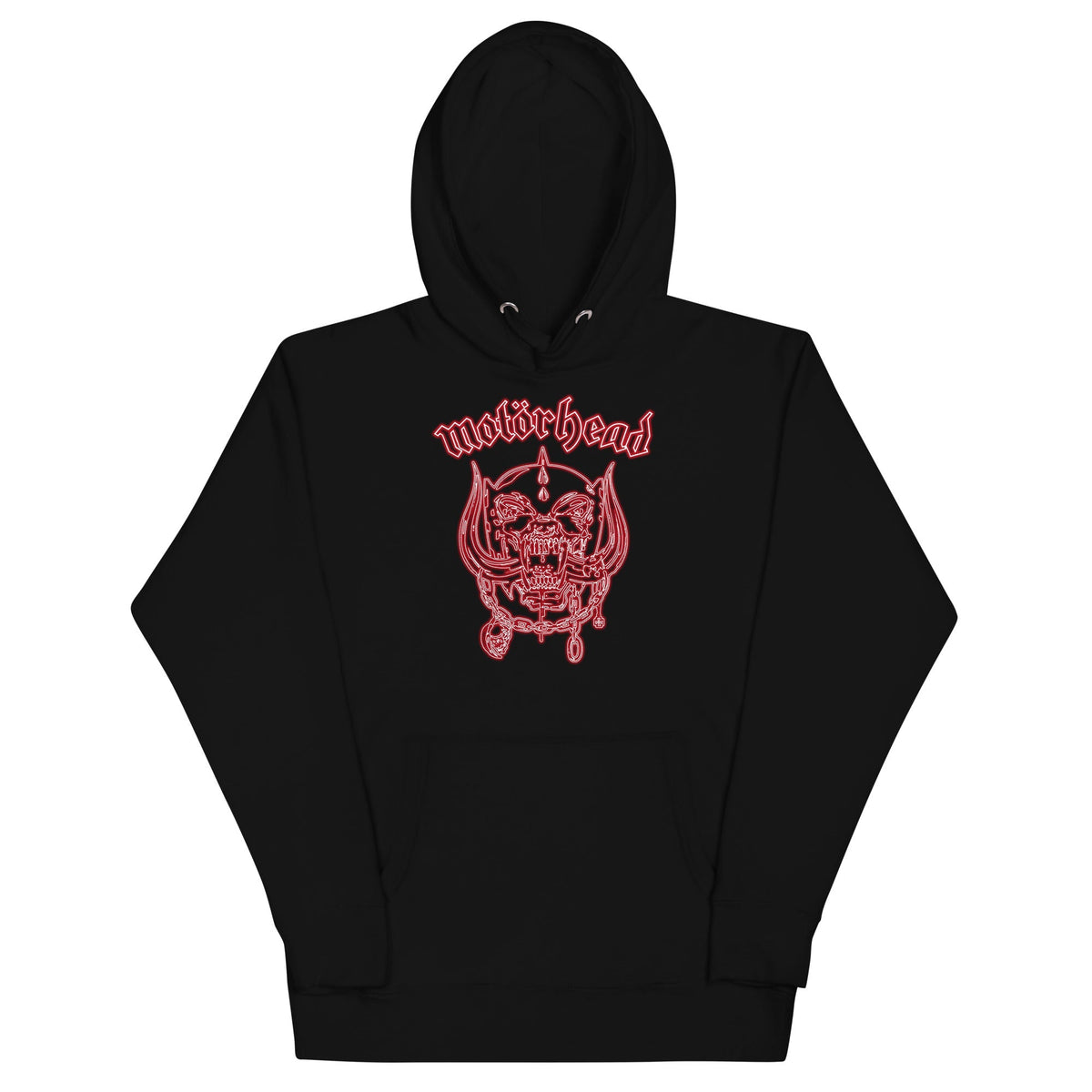 Motorhead - Neon Red Warpig Hoodie
