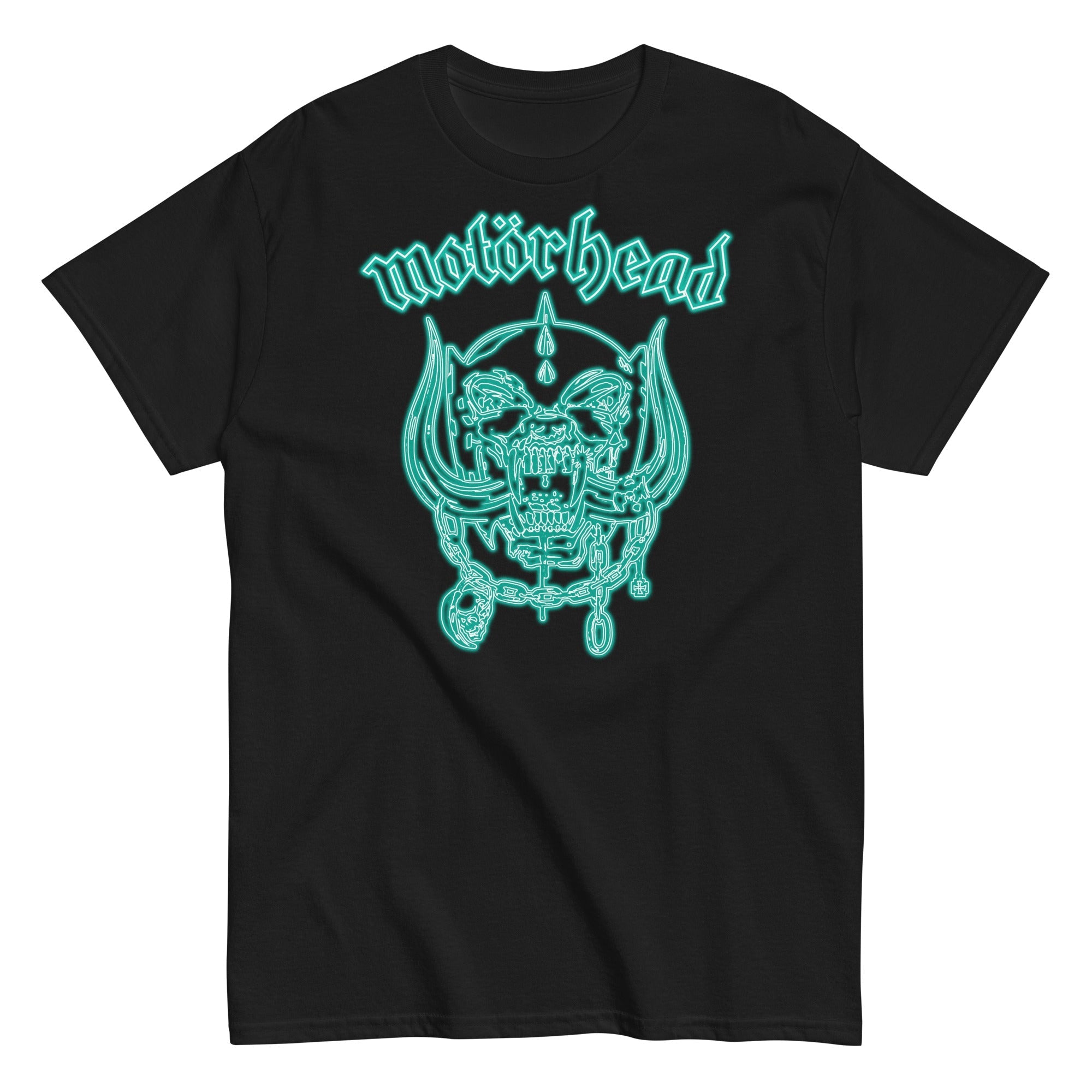 Motorhead - Neon Teal Warpig T-Shirt