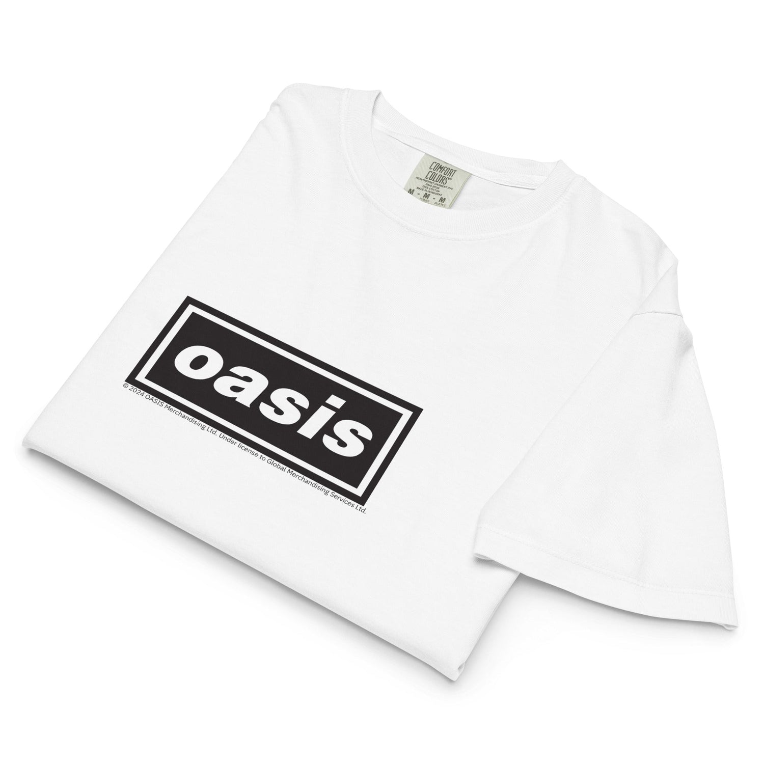 Oasis Logo Mineral Wash Womens Crop Top