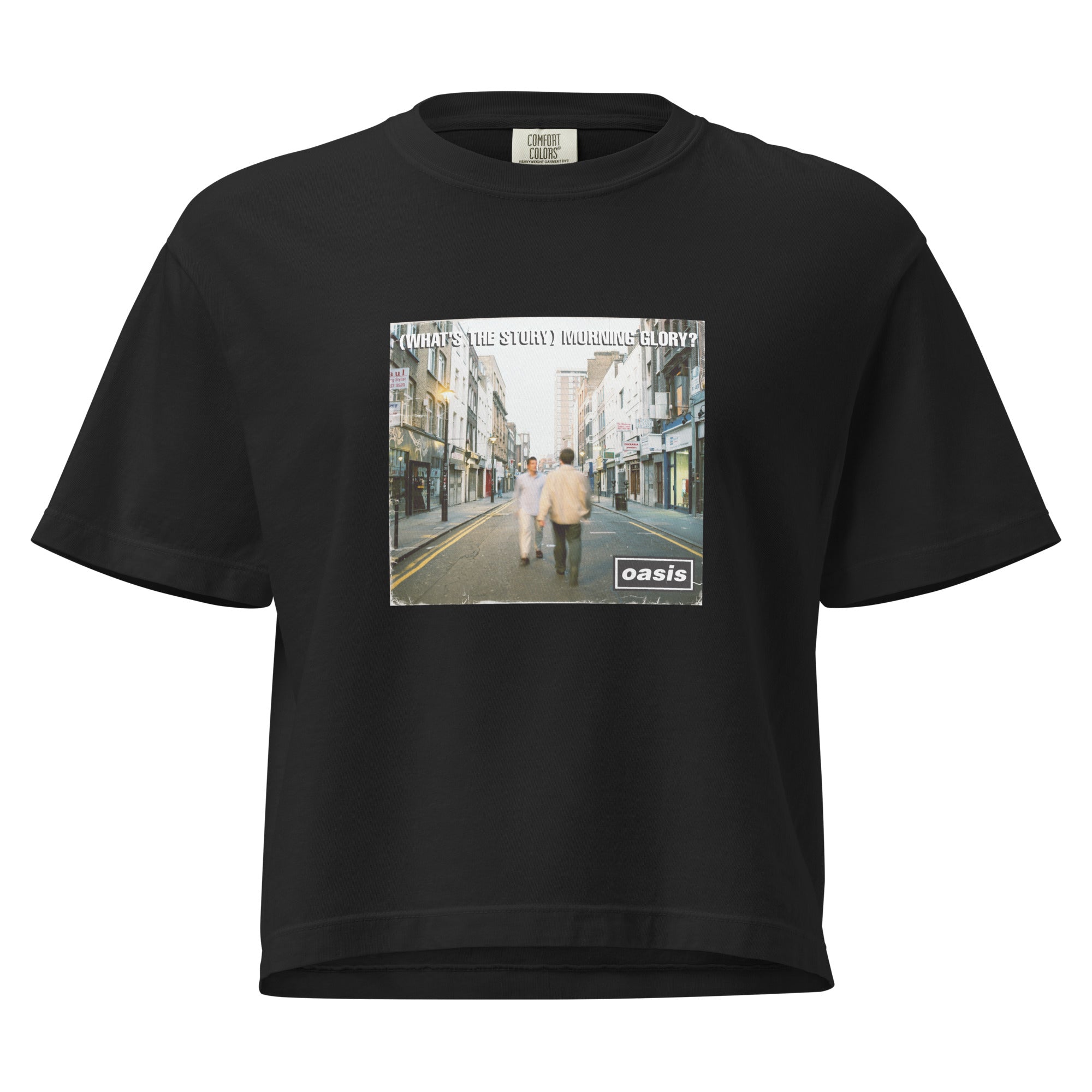 Oasis Whats the Story Morning Glory Mineral Wash Womens Crop Top