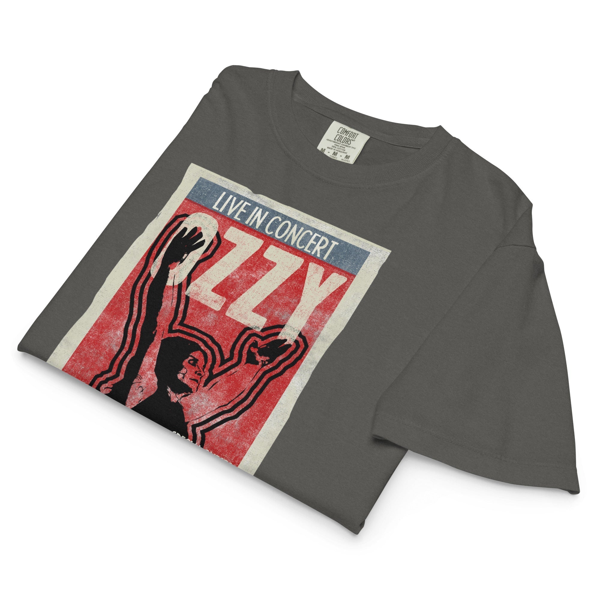 Ozzy Osbourne 1982 Knoxville Mineral Wash Womens Crop Top