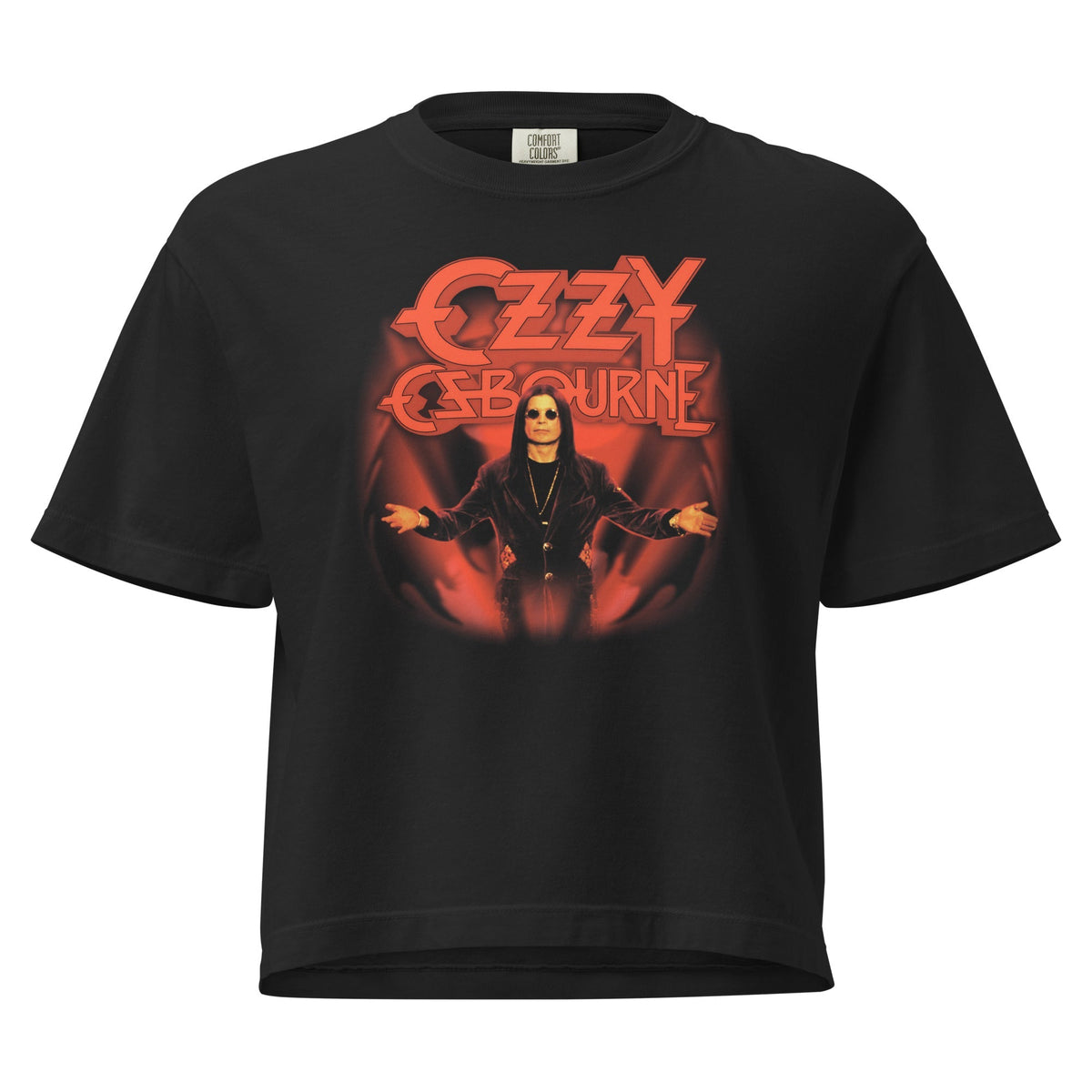 Ozzy Osbourne Dreamer Mineral Wash Womens Crop Top