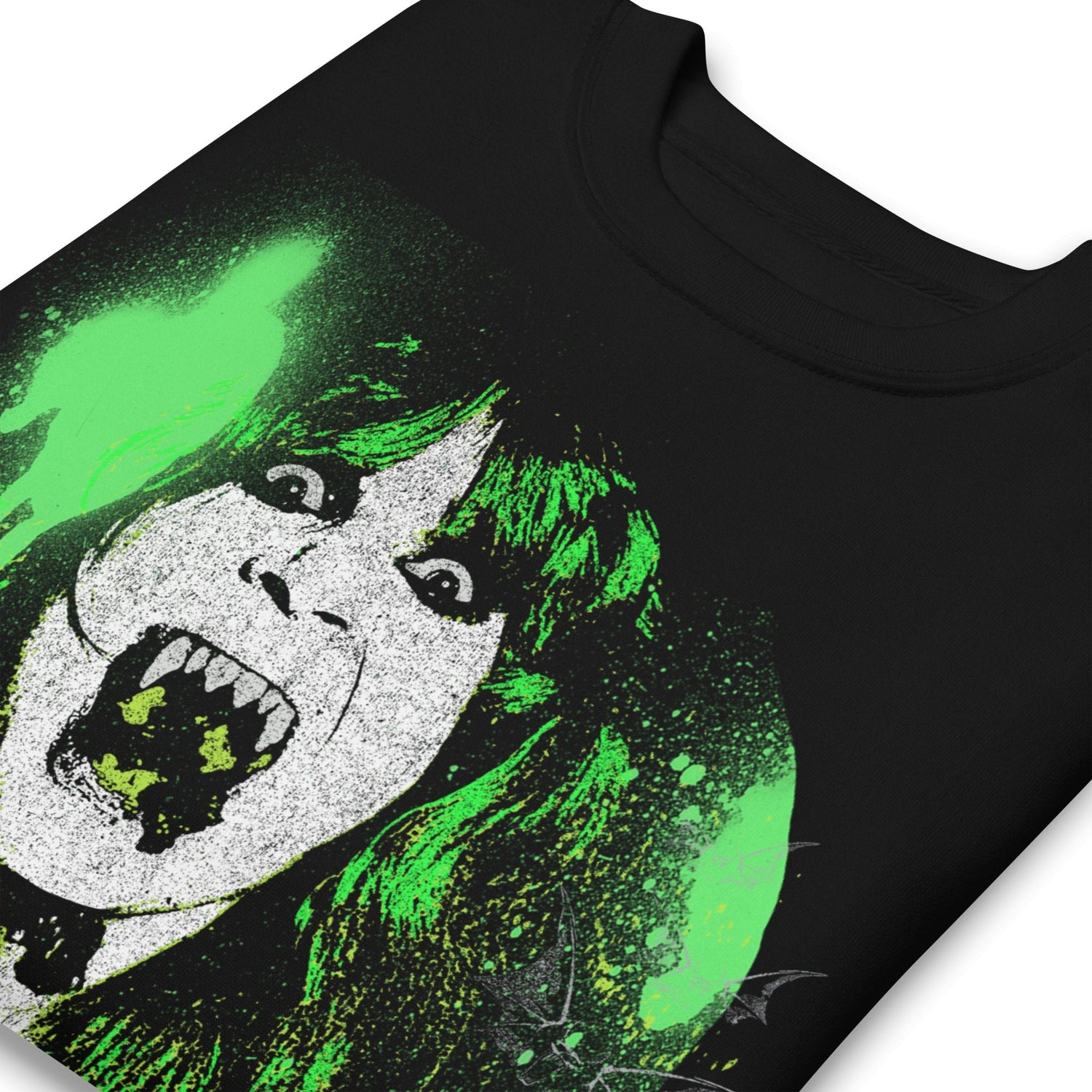 Ozzy Osbourne Green Screaming Jumbo Print Sweatshirt