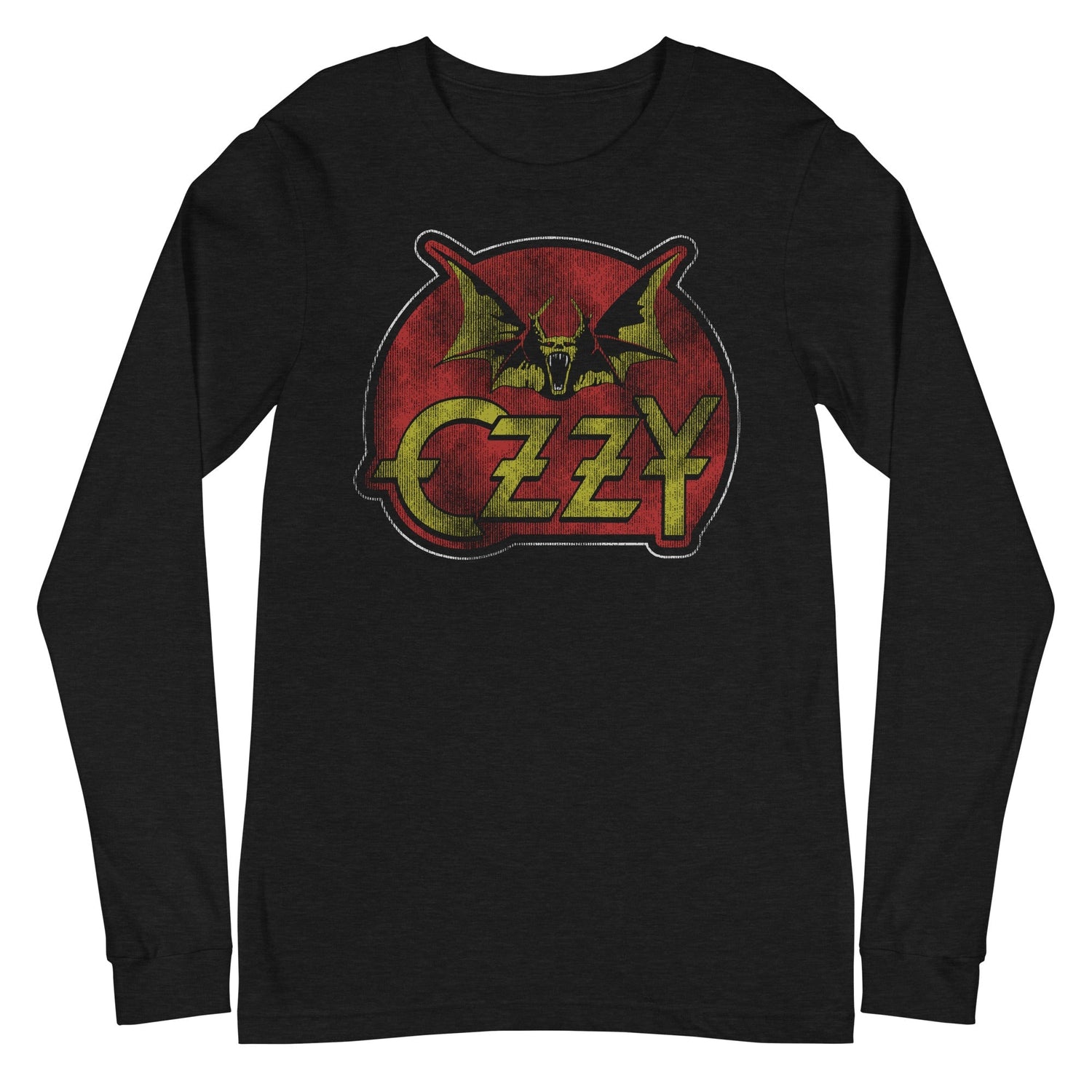 Ozzy Osbourne - Flaming Bat Long Sleeve T-Shirt