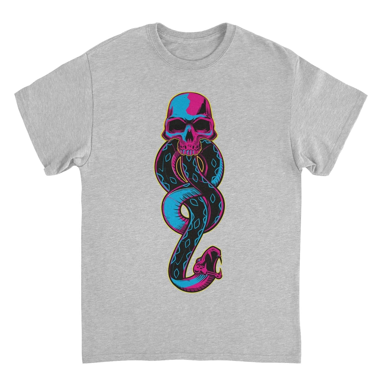 Harry Potter Voldemort Dark Mark Sport Grey T-Shirt