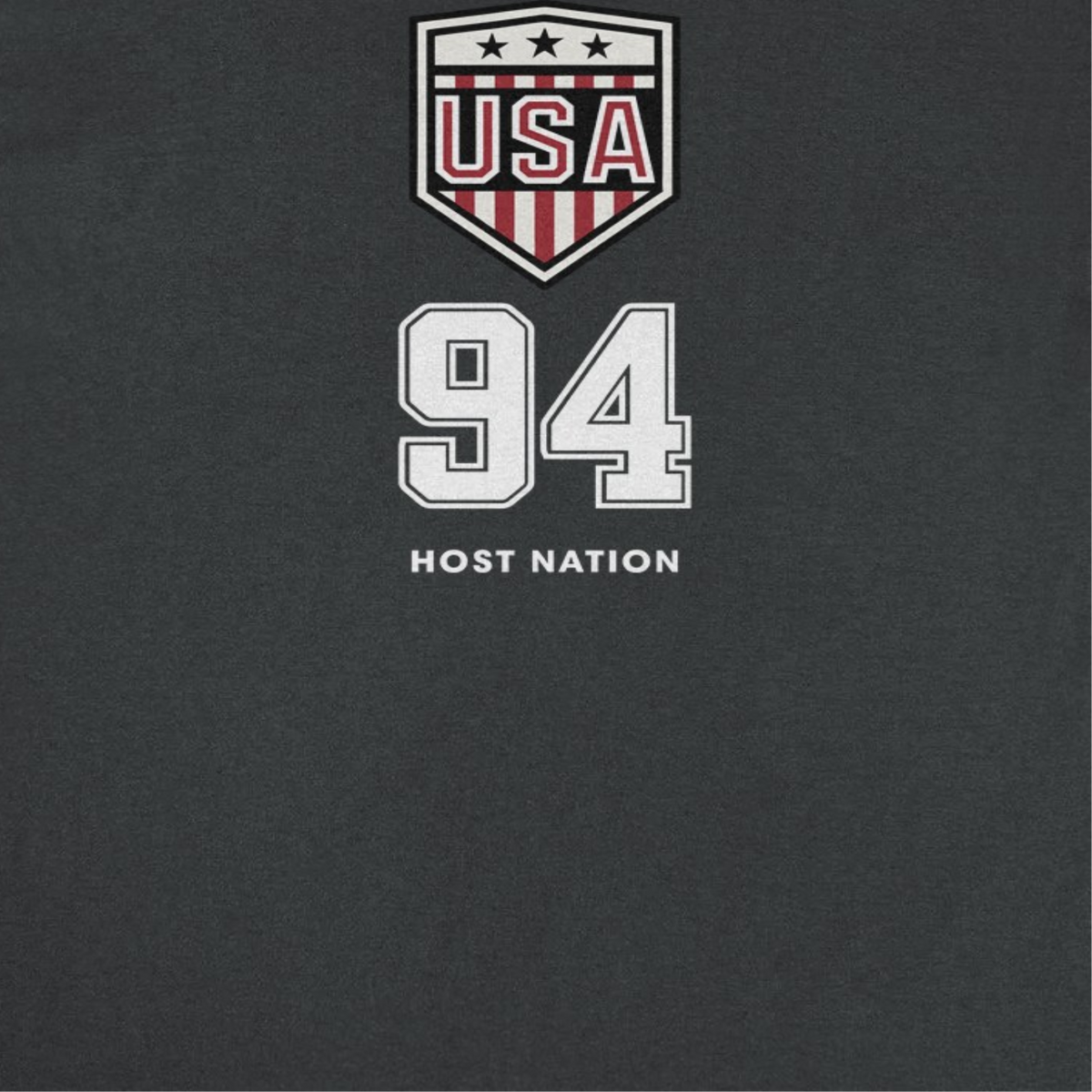 Toffs Retro Soccer Futbol USA Logo Black T-Shirt
