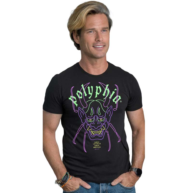 POLYPHIA Powerful T-Shirt, Neon Beetle