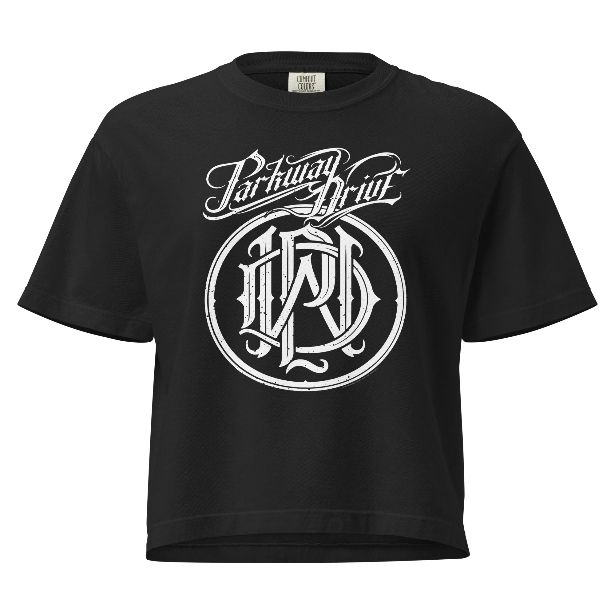 Parkway Drive PWD Mineral Wash Womens Crop Top