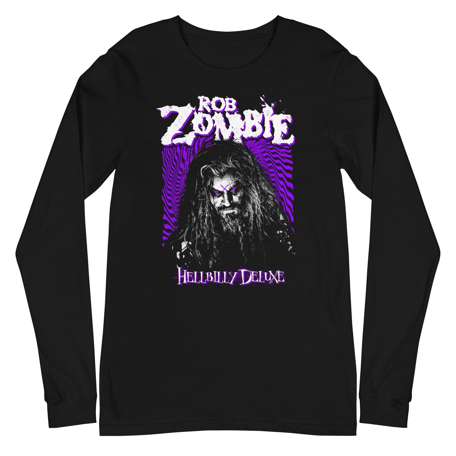 Rob Zombie - Hellbilly Purple Long Sleeve T-Shirt