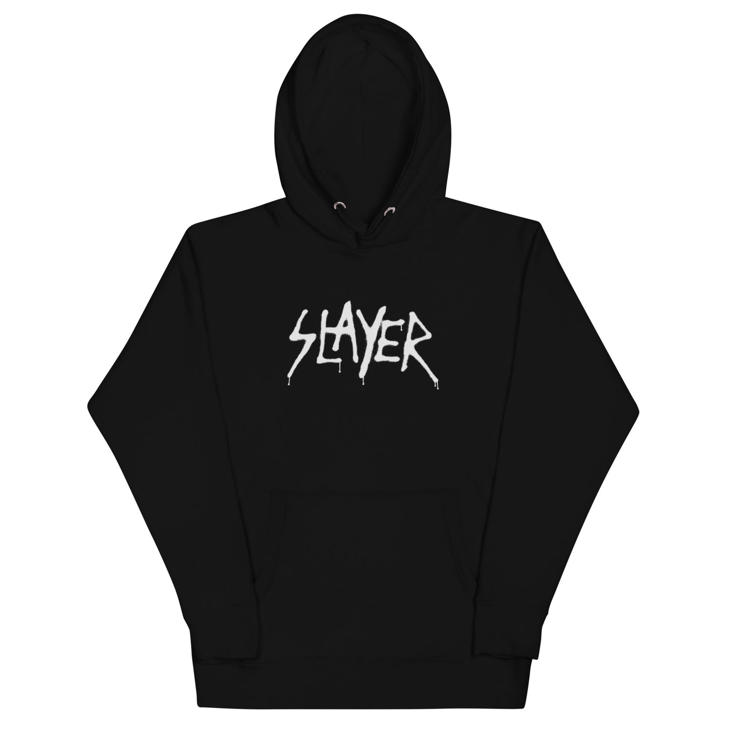 Slayer - White Drip Logo Hoodie