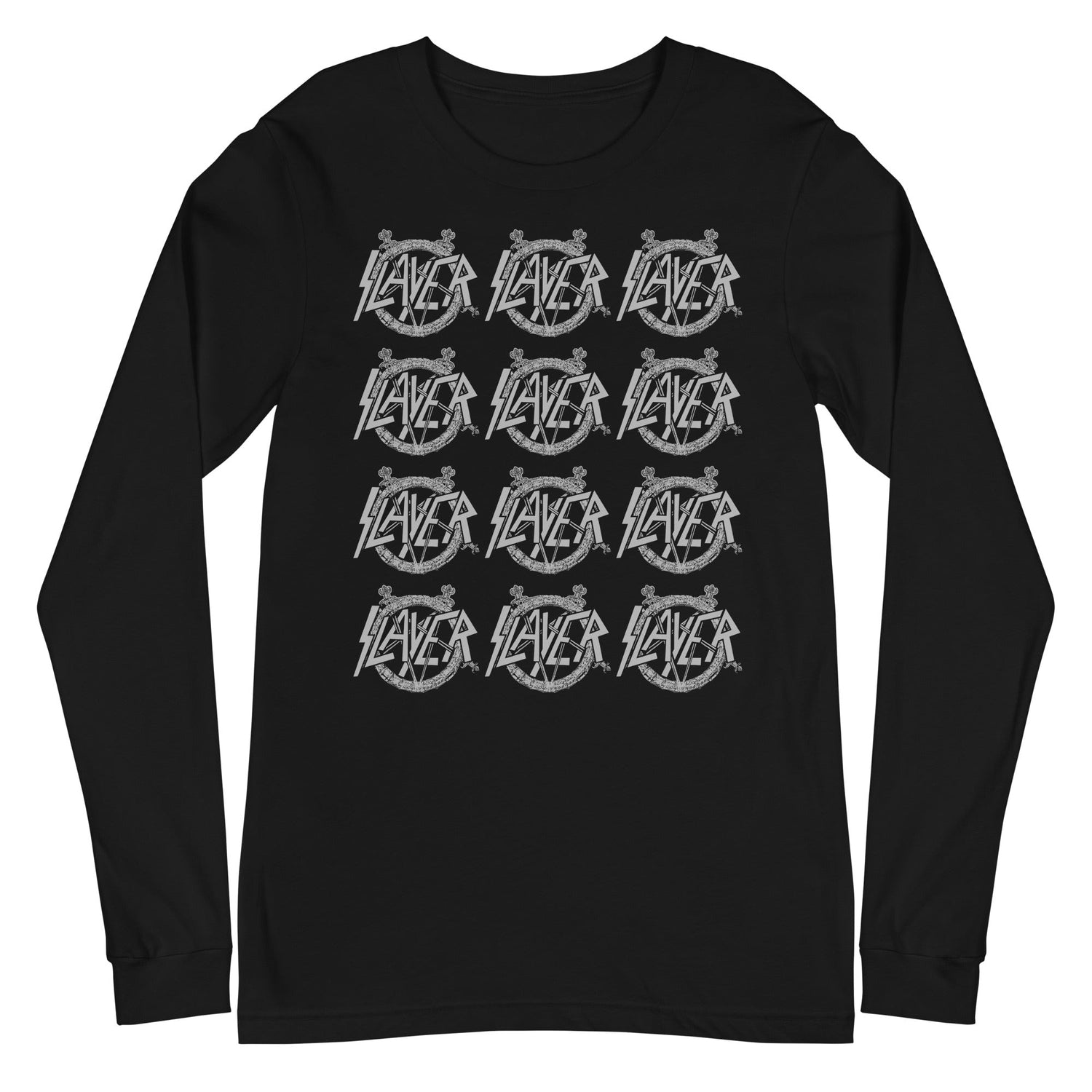 Slayer - Repeat Logo Long Sleeve T-Shirt