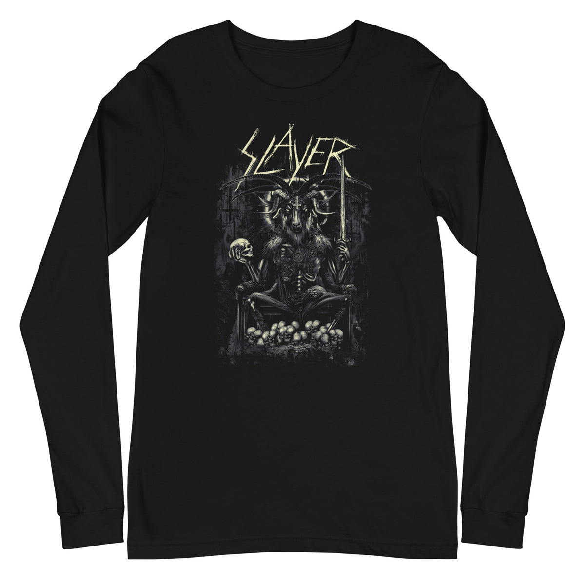 Slayer - Demon Head Long Sleeve T-Shirt
