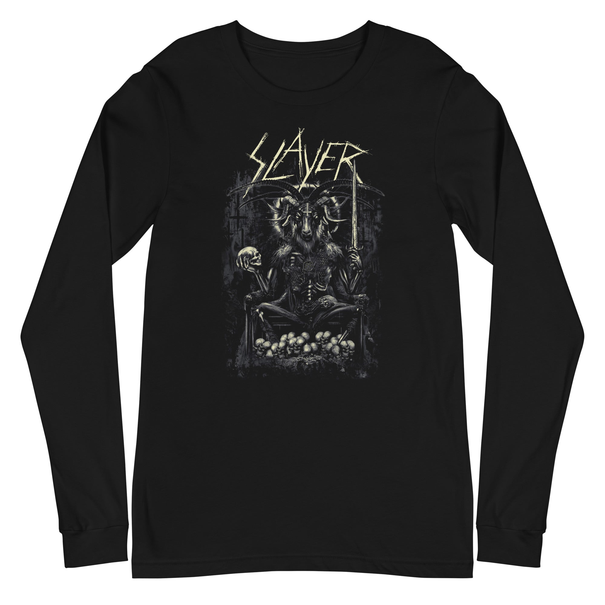 Slayer - Demon Head Long Sleeve T-Shirt