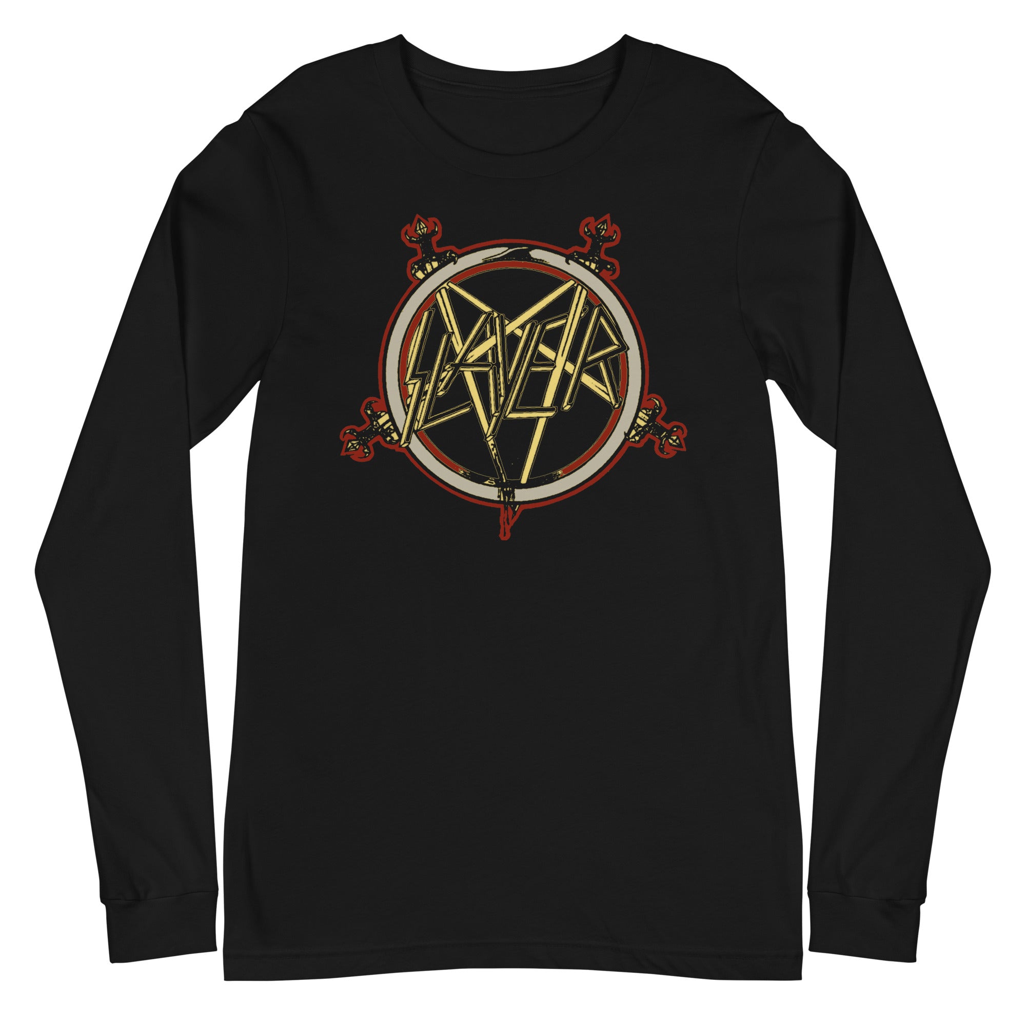 Slayer - Pentagram Logo Long Sleeve T-Shirt