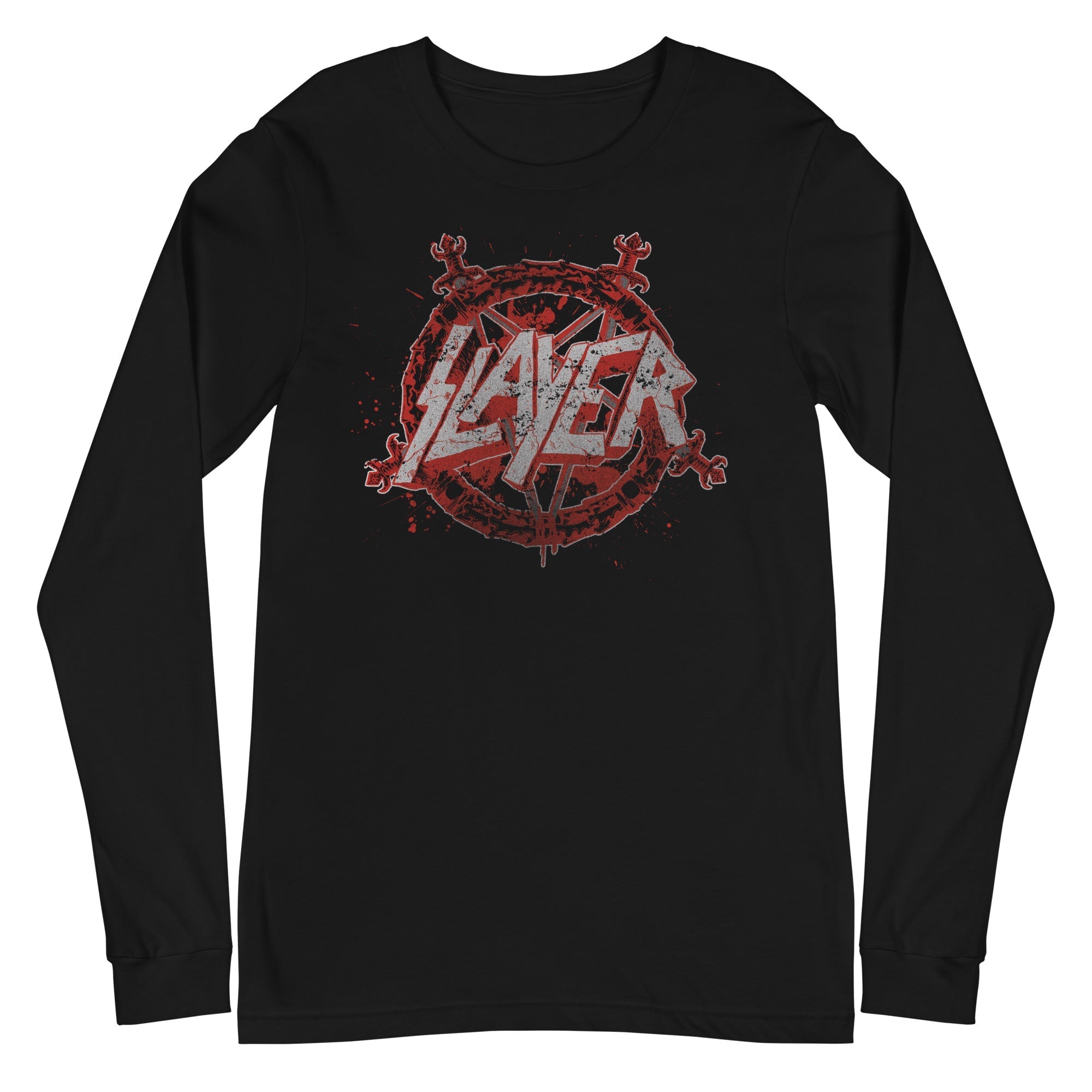 Slayer - Drip Logo Long Sleeve T-Shirt